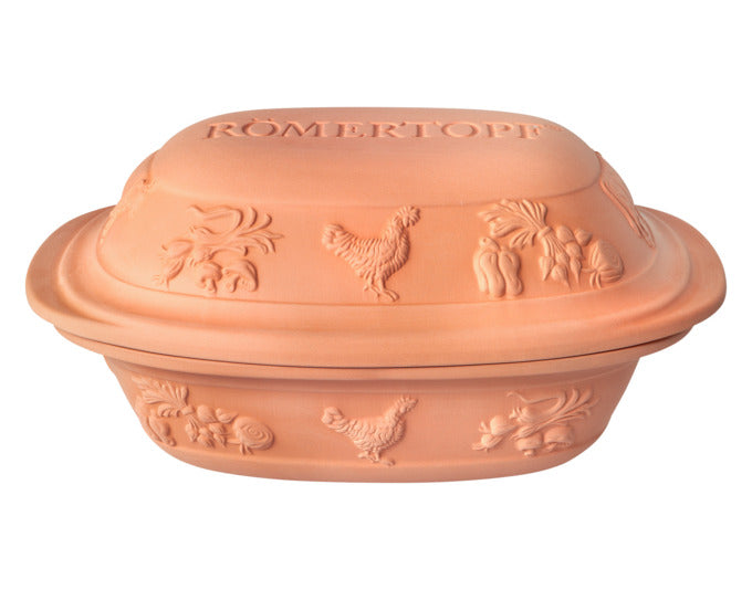 RÖMERTOPF Bräter Rustico 5.0 l 37x27x20 cm terracotta in  präsentiert im Onlineshop von KAQTU Design AG. Topf ist von RÖMERTOPF