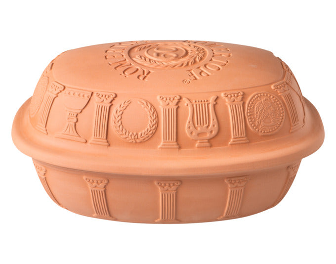 RÖMERTOPF Bräter 50 Jahre Jubiläum 5.0 l 38.5x28.5x19 cm terracotta in  präsentiert im Onlineshop von KAQTU Design AG. Topf ist von RÖMERTOPF
