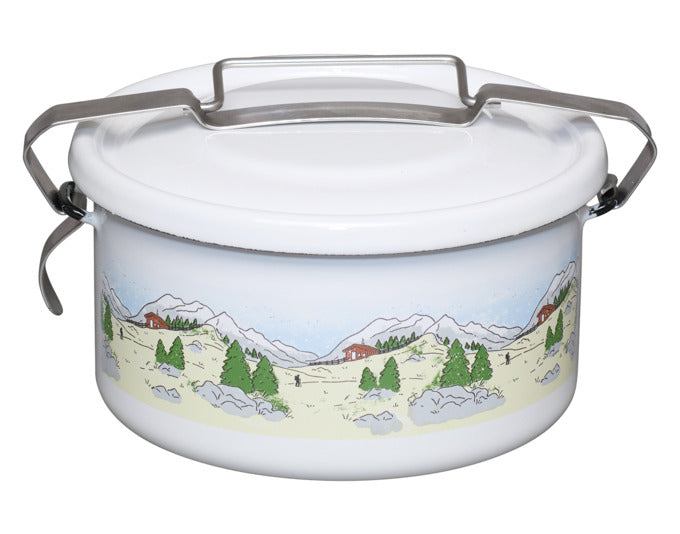 RIESS Dichtungsdose rund mit Deckel Landlust ø 14 cm 1 l in präsentiert im Onlineshop von KAQTU Design AG. Aufbewahrungsdose ist von RIESS