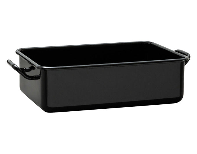RIESS Mini Back- und Servierform 23x15x7 cm schwarz Emaille in präsentiert im Onlineshop von KAQTU Design AG. Backform / Backblech ist von RIESS