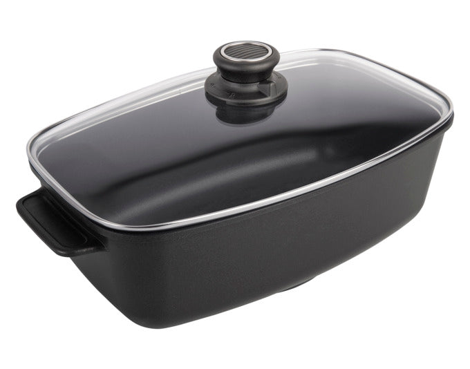 GASTROLUX Bräter mit Glasdeckel BiotanInduktion 46x26x7 cm in  präsentiert im Onlineshop von KAQTU Design AG. Topf ist von GASTROLUX