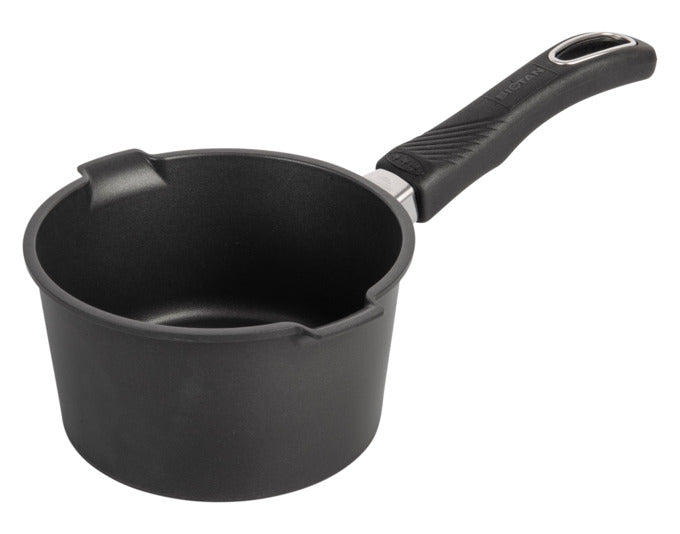 GASTROLUX Milchkochtopf mit Stiel ohne Deckel Induktion ø 20 cm in präsentiert im Onlineshop von KAQTU Design AG. Kanne ist von GASTROLUX