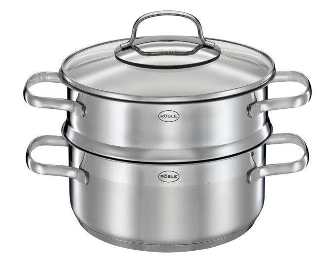 RÖSLE Dämpfer Elegance ø 24 cm in  präsentiert im Onlineshop von KAQTU Design AG. Topf ist von RÖSLE