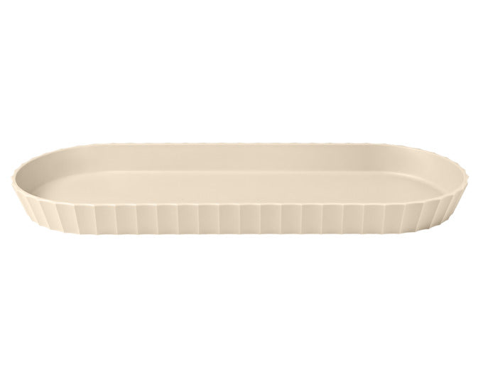 BLIM PLUS Tablett Minerva Gr. M 37.5x15 cm pink sand in präsentiert im Onlineshop von KAQTU Design AG. Tablett ist von BLIMPLUS