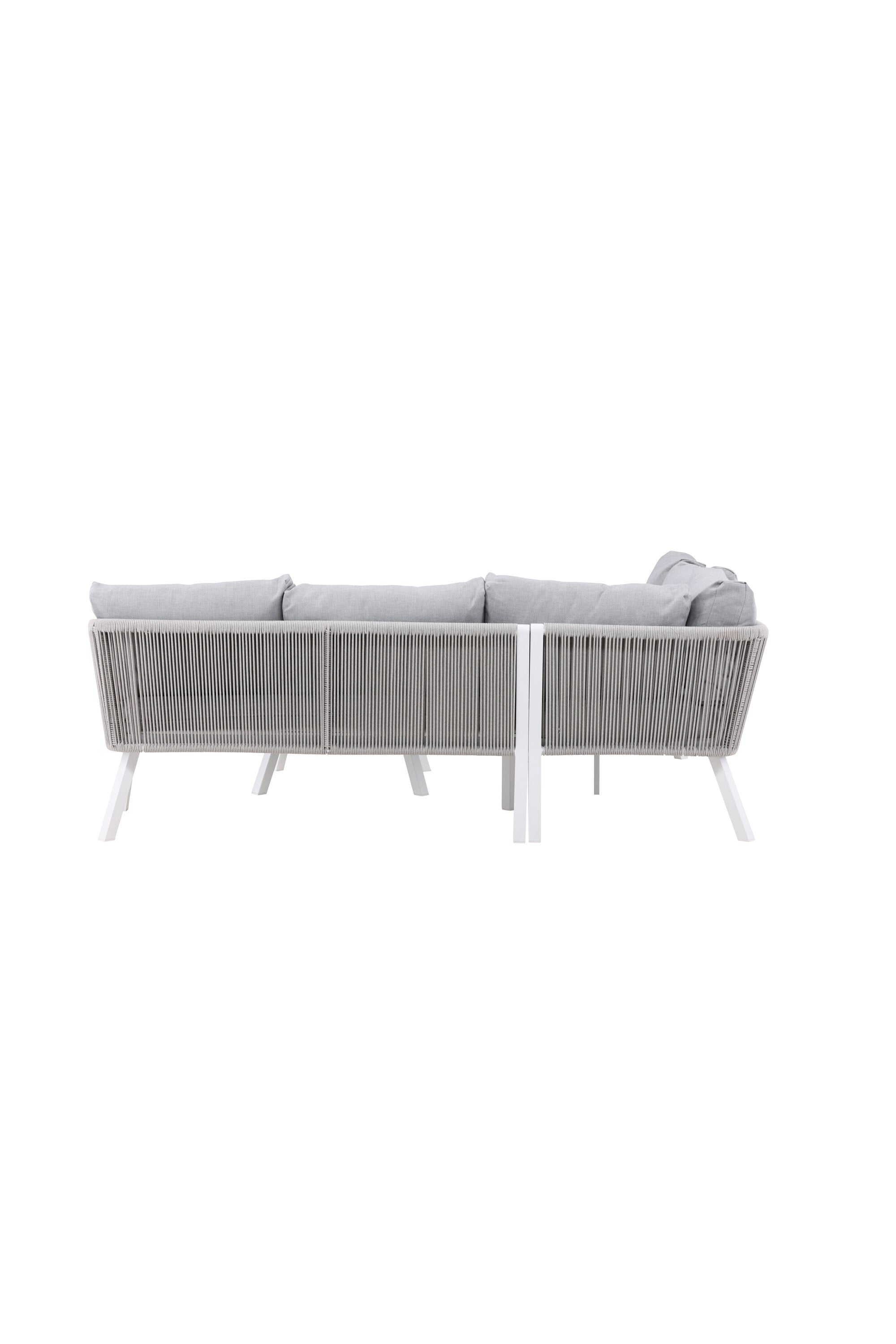 Virya Ecksofa Outdoorset 90cm in Grau / Hellgrau präsentiert im Onlineshop von KAQTU Design AG. Loungeset ist von Venture Home