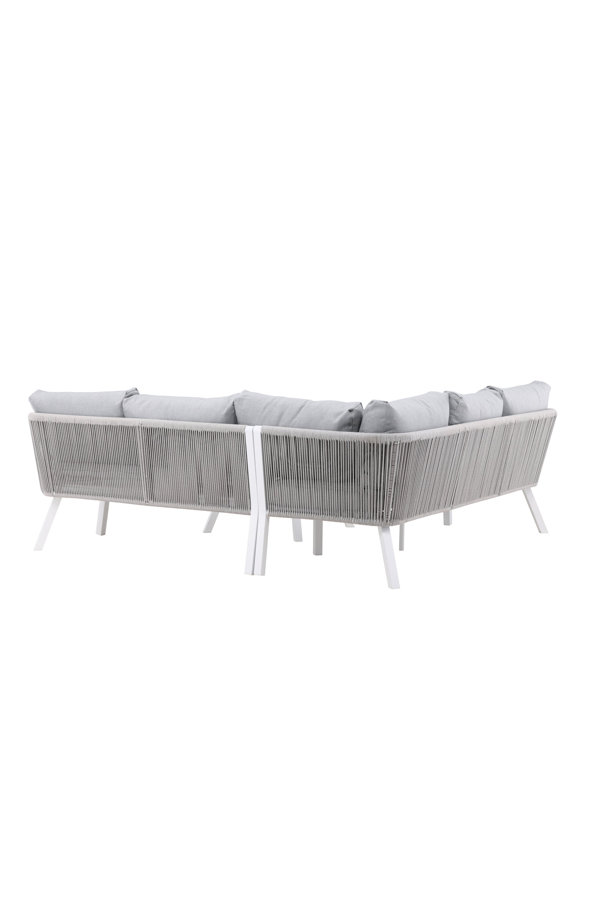 Virya Ecksofa Outdoorset 90cm in Grau / Hellgrau präsentiert im Onlineshop von KAQTU Design AG. Loungeset ist von Venture Home