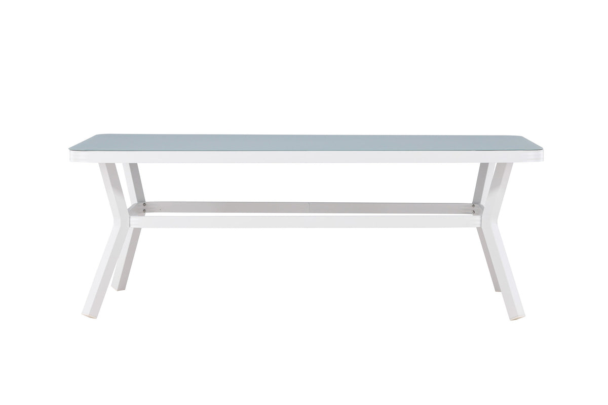 Virya Gartentisch in Weiss präsentiert im Onlineshop von KAQTU Design AG. Gartentisch ist von Venture Home