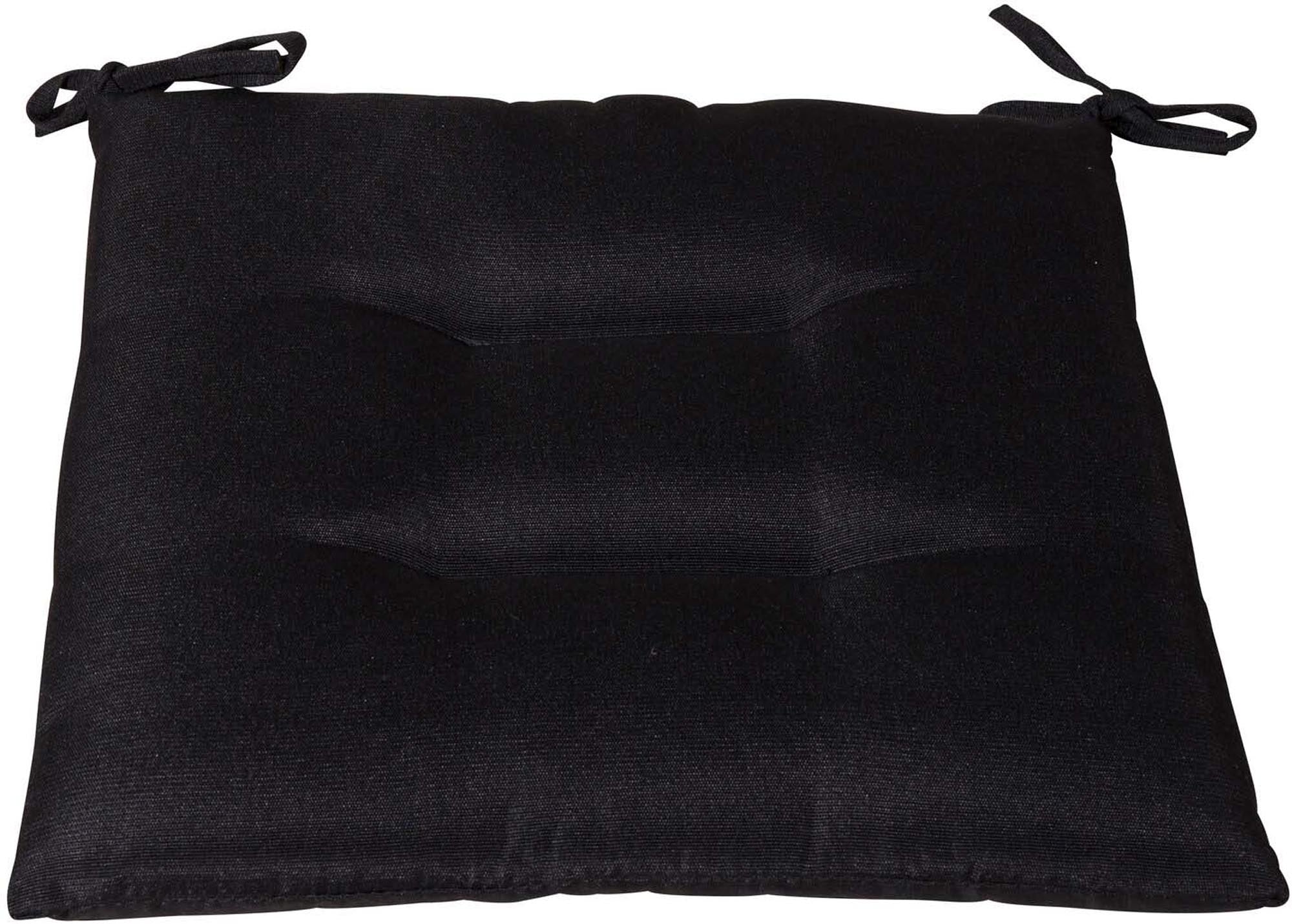 Lina Kissen in Schwarz präsentiert im Onlineshop von KAQTU Design AG. Sitzkissen ist von Venture Home