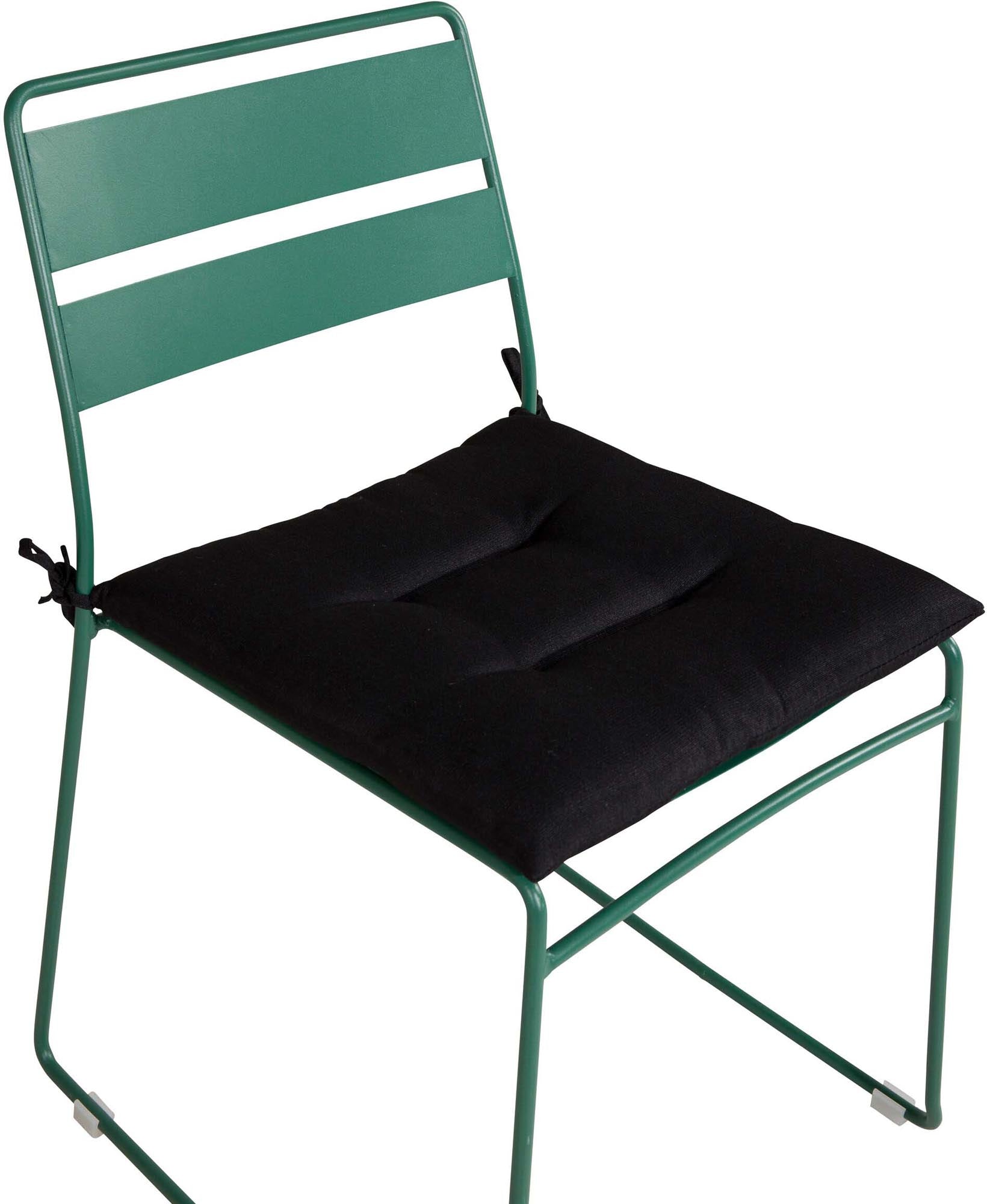 Lina Kissen in Schwarz präsentiert im Onlineshop von KAQTU Design AG. Sitzkissen ist von Venture Home