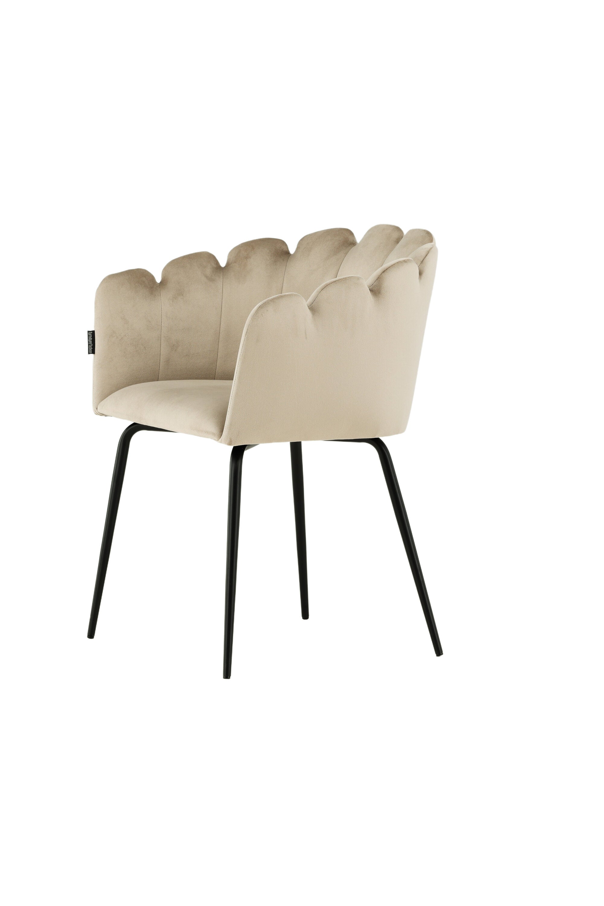 Limhamn Stuhl in Beige präsentiert im Onlineshop von KAQTU Design AG. Schalenstuhl mit Armlehne ist von Furniture Fashion