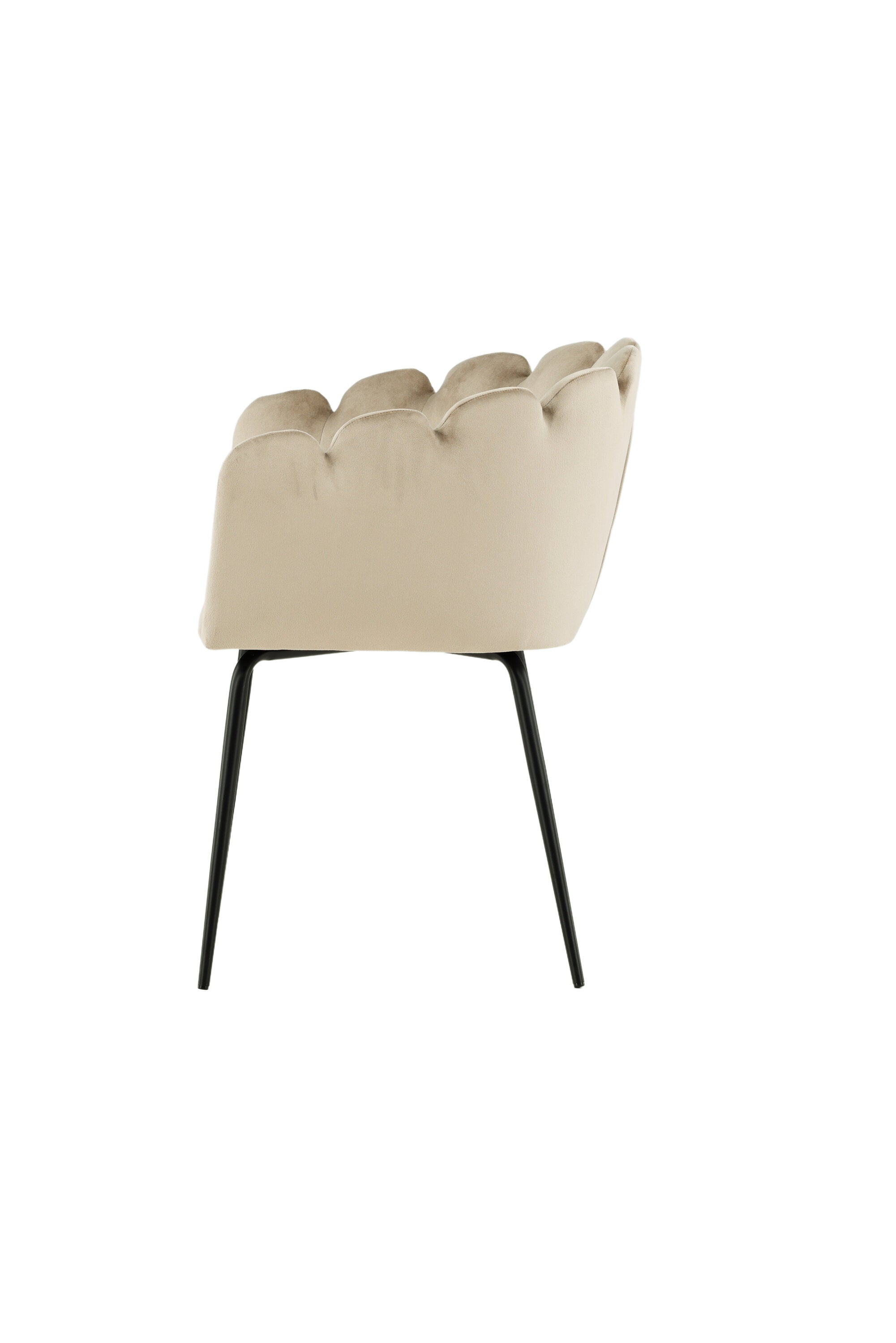 Limhamn Stuhl in Beige präsentiert im Onlineshop von KAQTU Design AG. Schalenstuhl mit Armlehne ist von Furniture Fashion