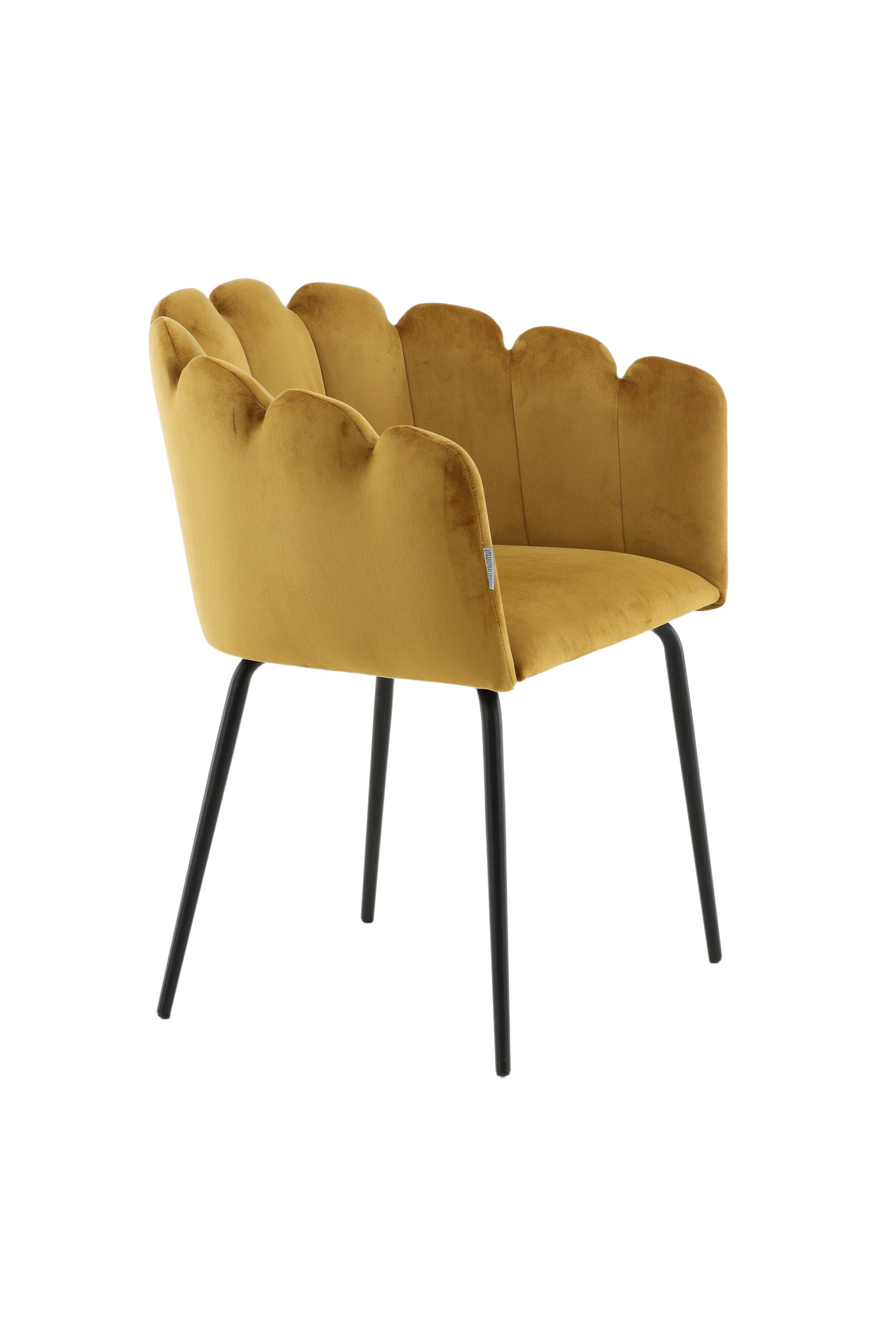 Limhamn Stuhl in Gelb präsentiert im Onlineshop von KAQTU Design AG. Schalenstuhl mit Armlehne ist von Furniture Fashion