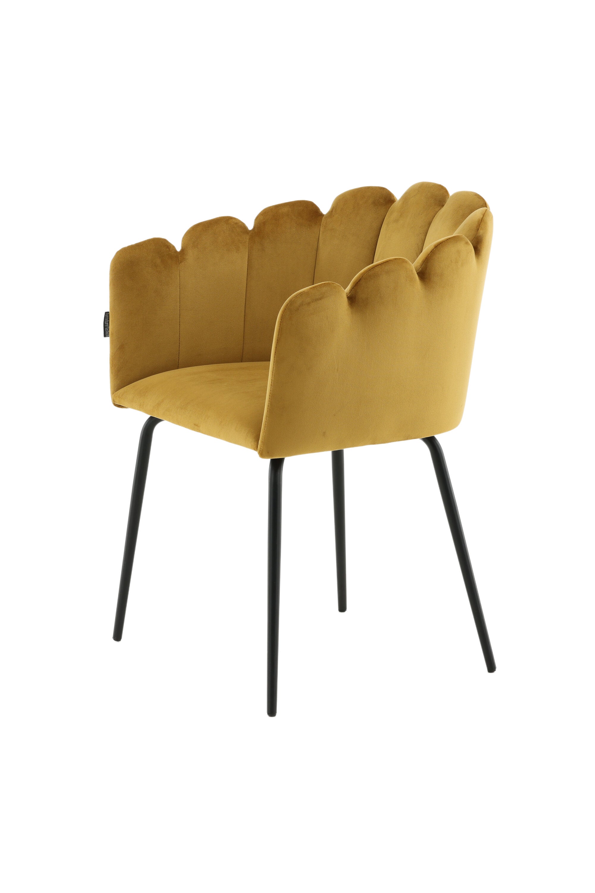 Limhamn Stuhl in Gelb präsentiert im Onlineshop von KAQTU Design AG. Schalenstuhl mit Armlehne ist von Furniture Fashion