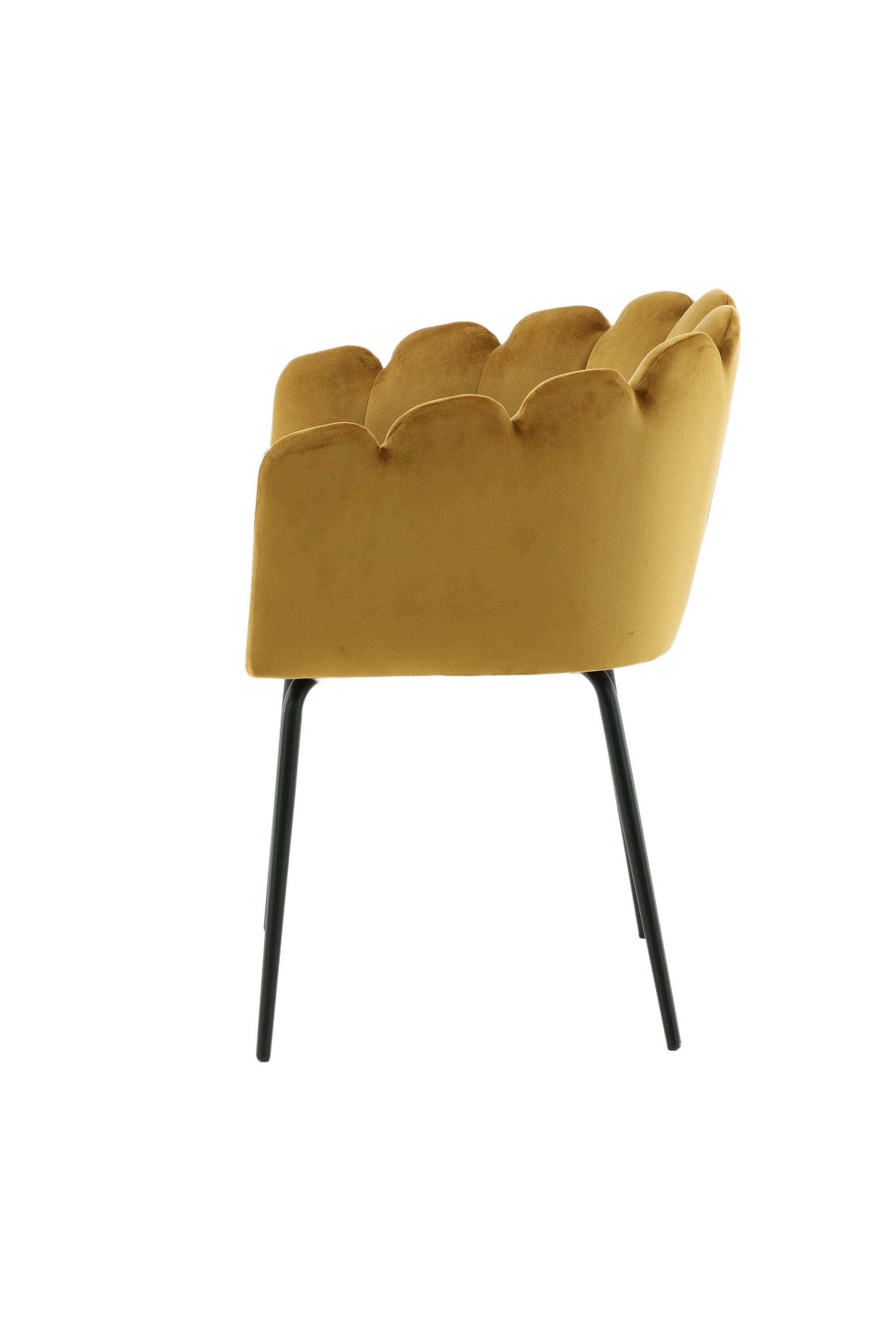 Limhamn Stuhl in Gelb präsentiert im Onlineshop von KAQTU Design AG. Schalenstuhl mit Armlehne ist von Furniture Fashion
