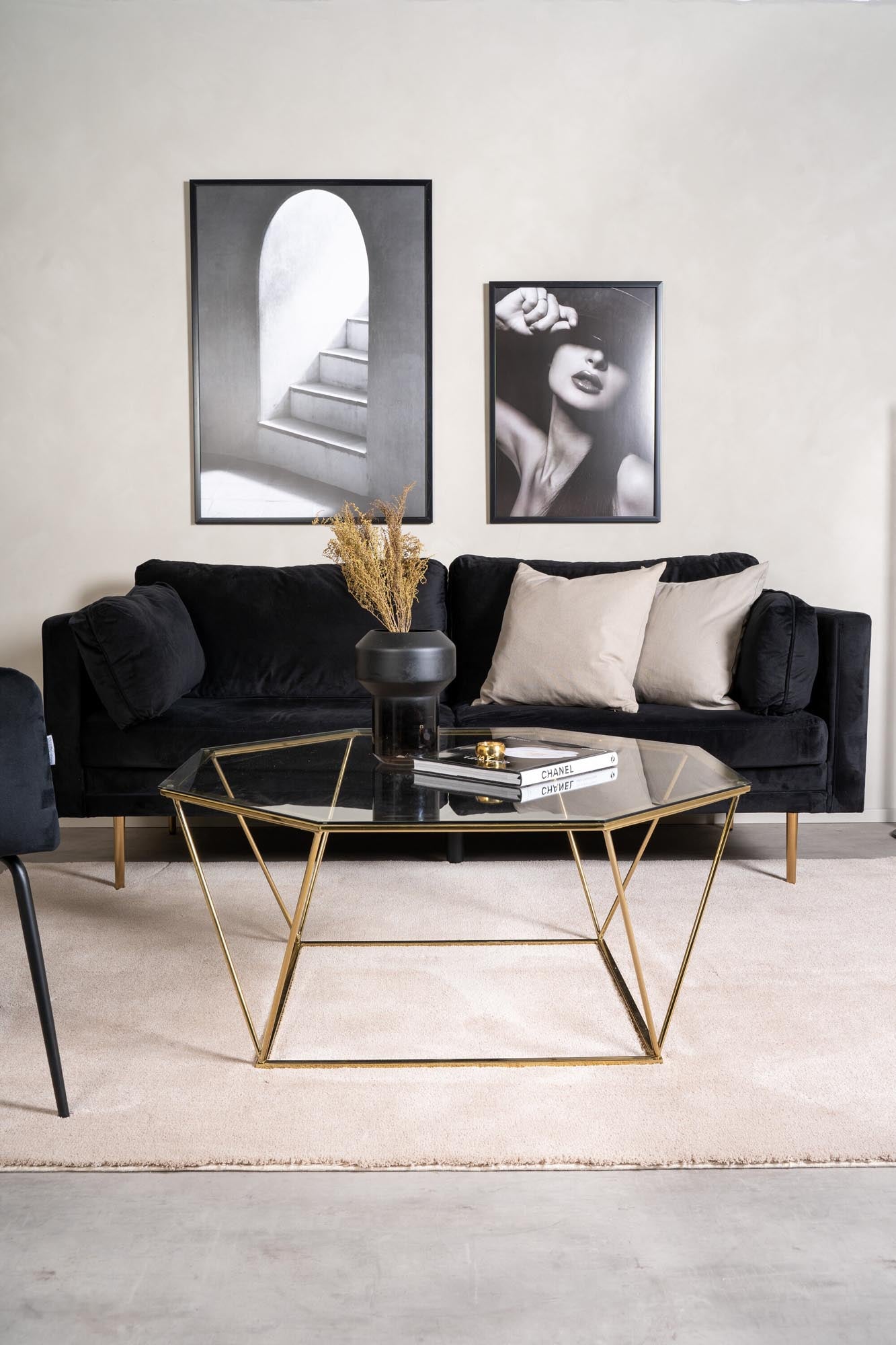 Österlen Beistelltisch in Gold präsentiert im Onlineshop von KAQTU Design AG. Beistelltisch ist von Furniture Fashion