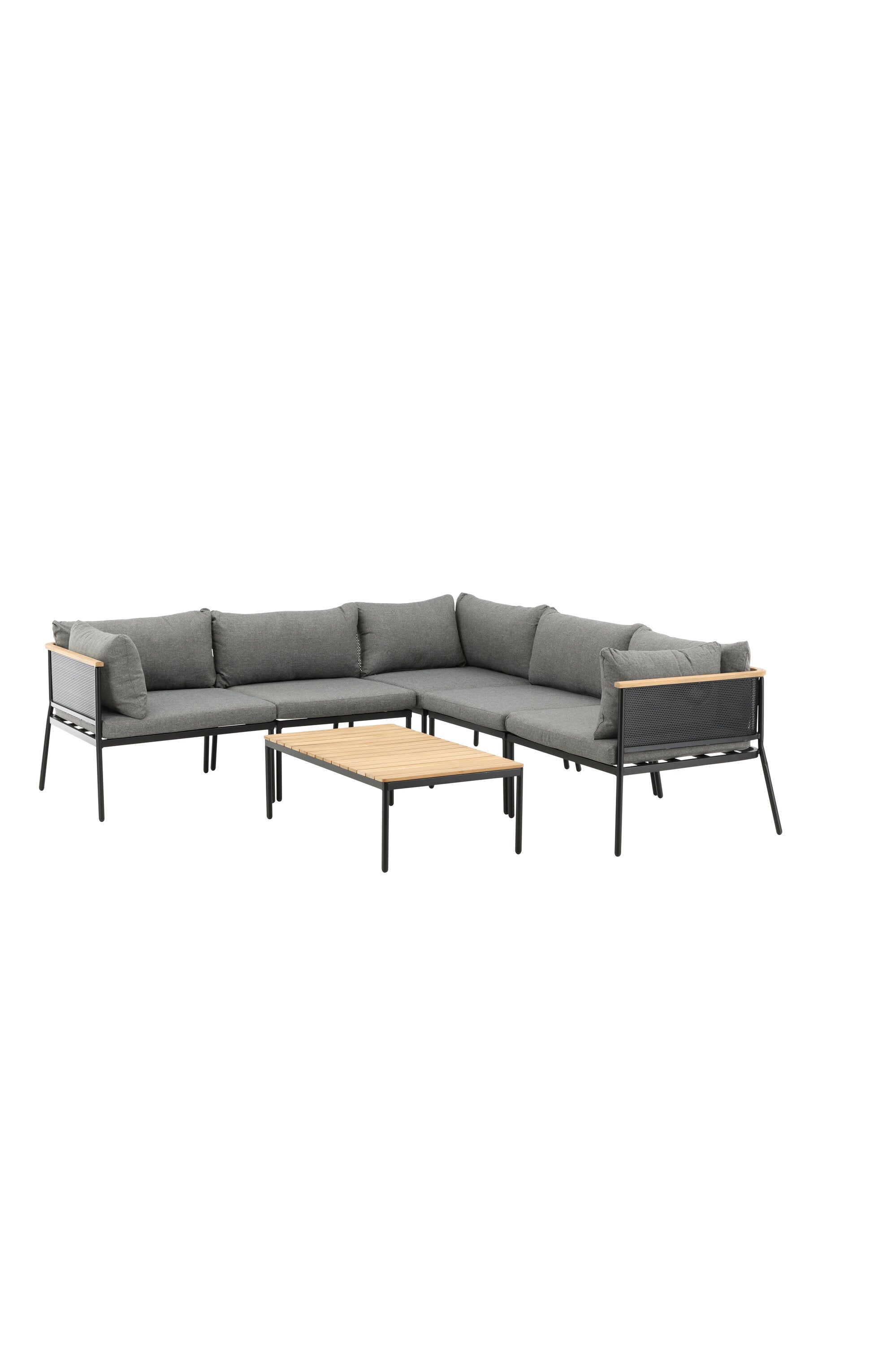 Nettan Ecksofa Outdoorset 106cm in Grau präsentiert im Onlineshop von KAQTU Design AG. Loungeset ist von Venture Home