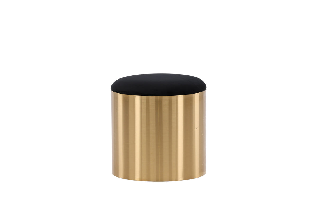 Puff Hocker in Gold präsentiert im Onlineshop von KAQTU Design AG. Pouf ist von Furniture Fashion
