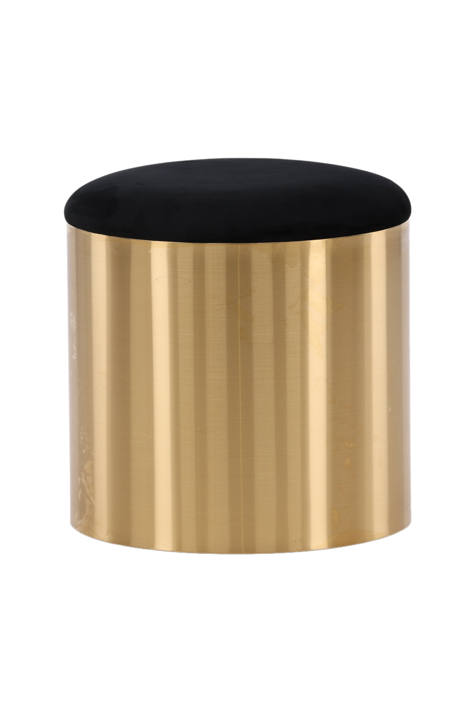 Puff Hocker in Gold präsentiert im Onlineshop von KAQTU Design AG. Pouf ist von Furniture Fashion