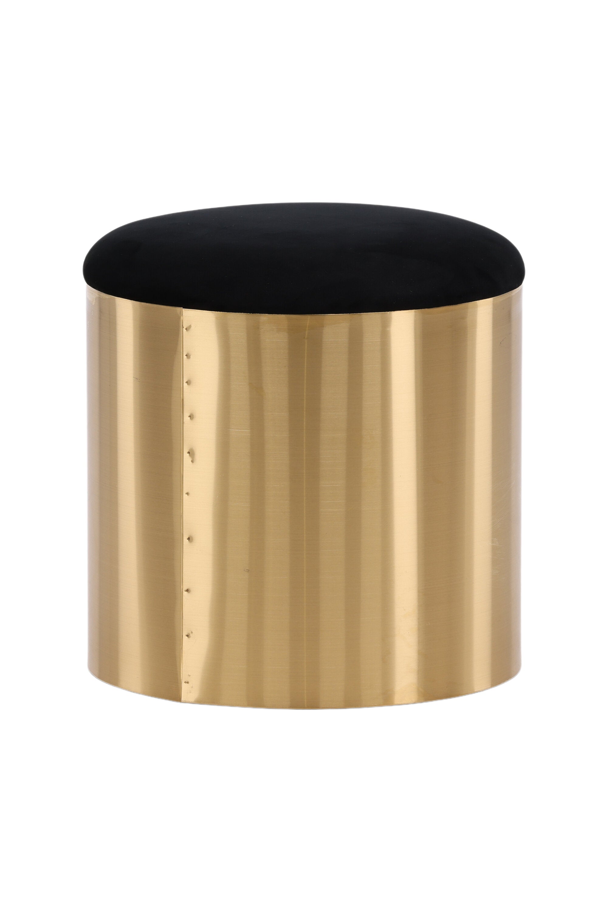 Puff Hocker in Gold präsentiert im Onlineshop von KAQTU Design AG. Pouf ist von Furniture Fashion
