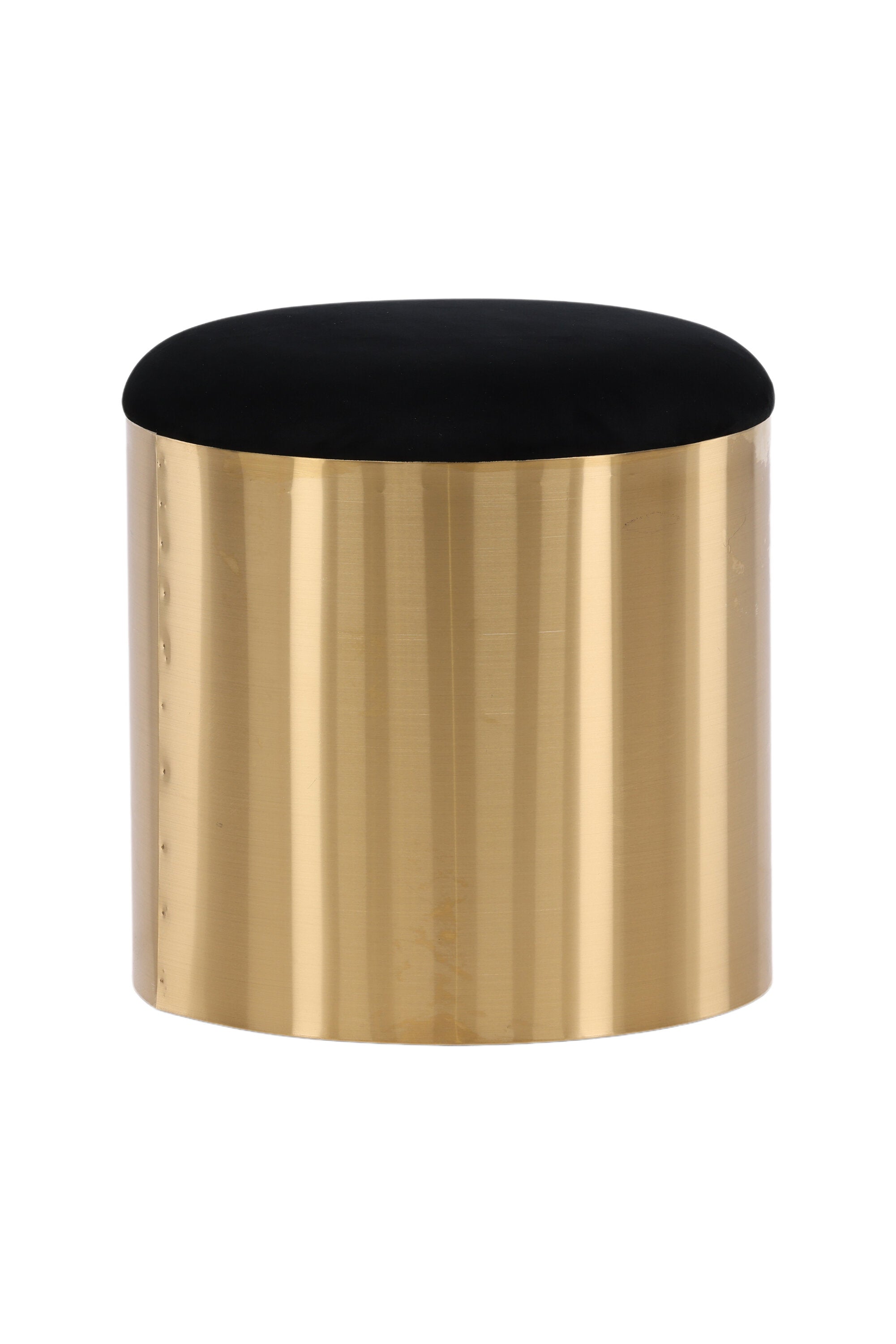 Puff Hocker in Gold präsentiert im Onlineshop von KAQTU Design AG. Pouf ist von Furniture Fashion