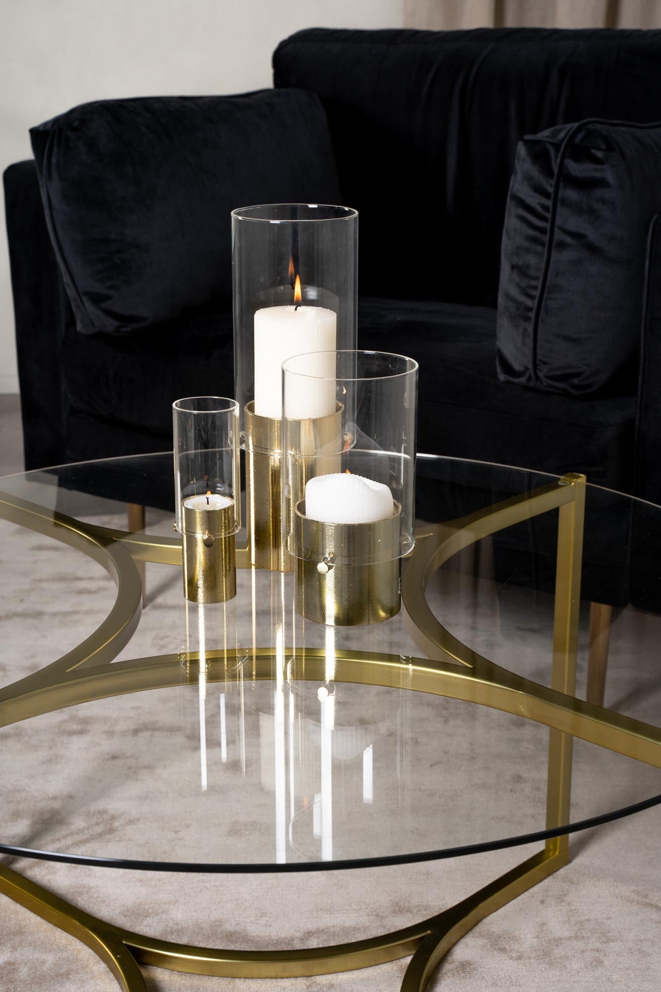 Kivik Beistelltisch in Gold präsentiert im Onlineshop von KAQTU Design AG. Beistelltisch ist von Furniture Fashion