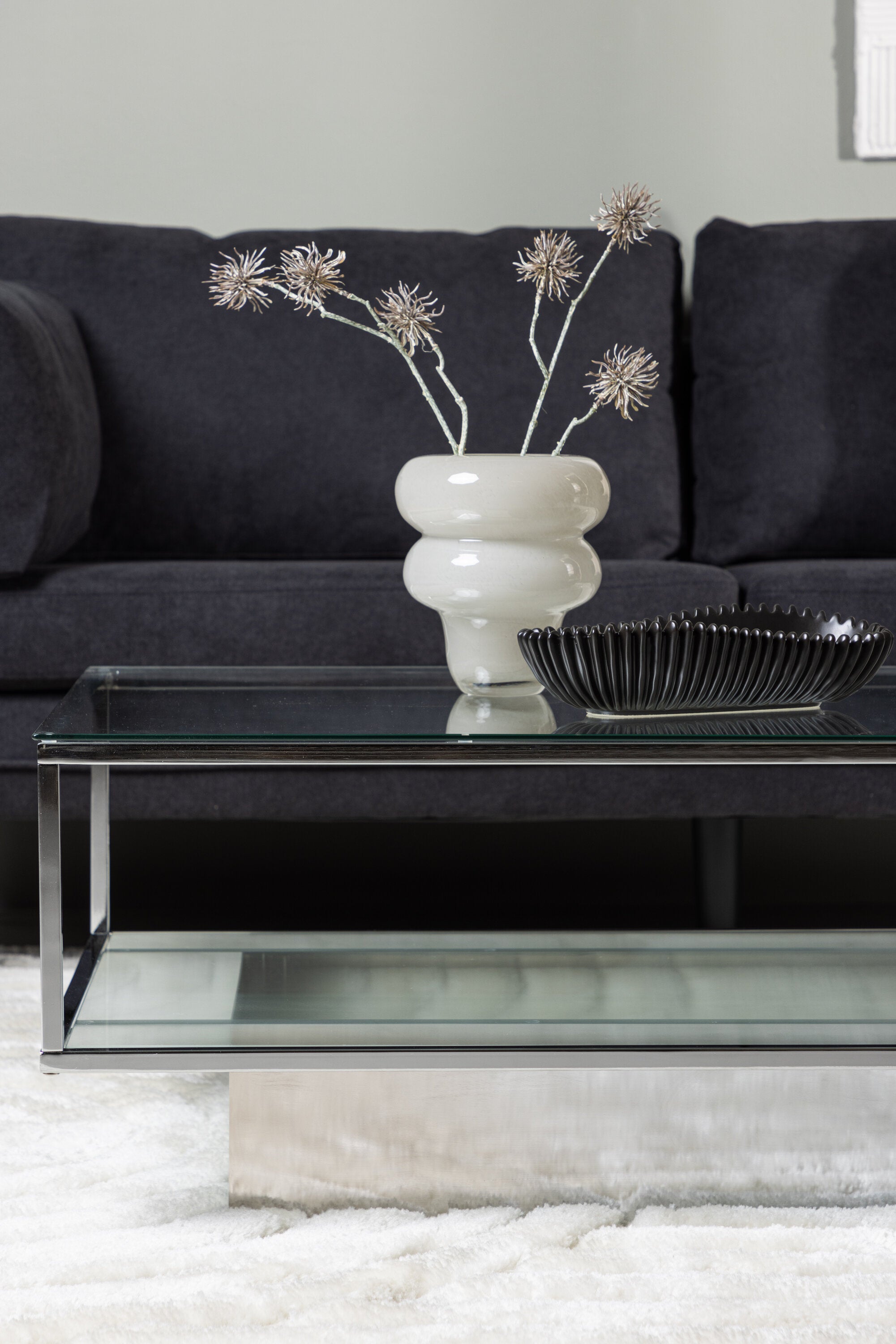 Maglehem Coffee Tisch in Transparent präsentiert im Onlineshop von KAQTU Design AG. Beistelltisch ist von Furniture Fashion