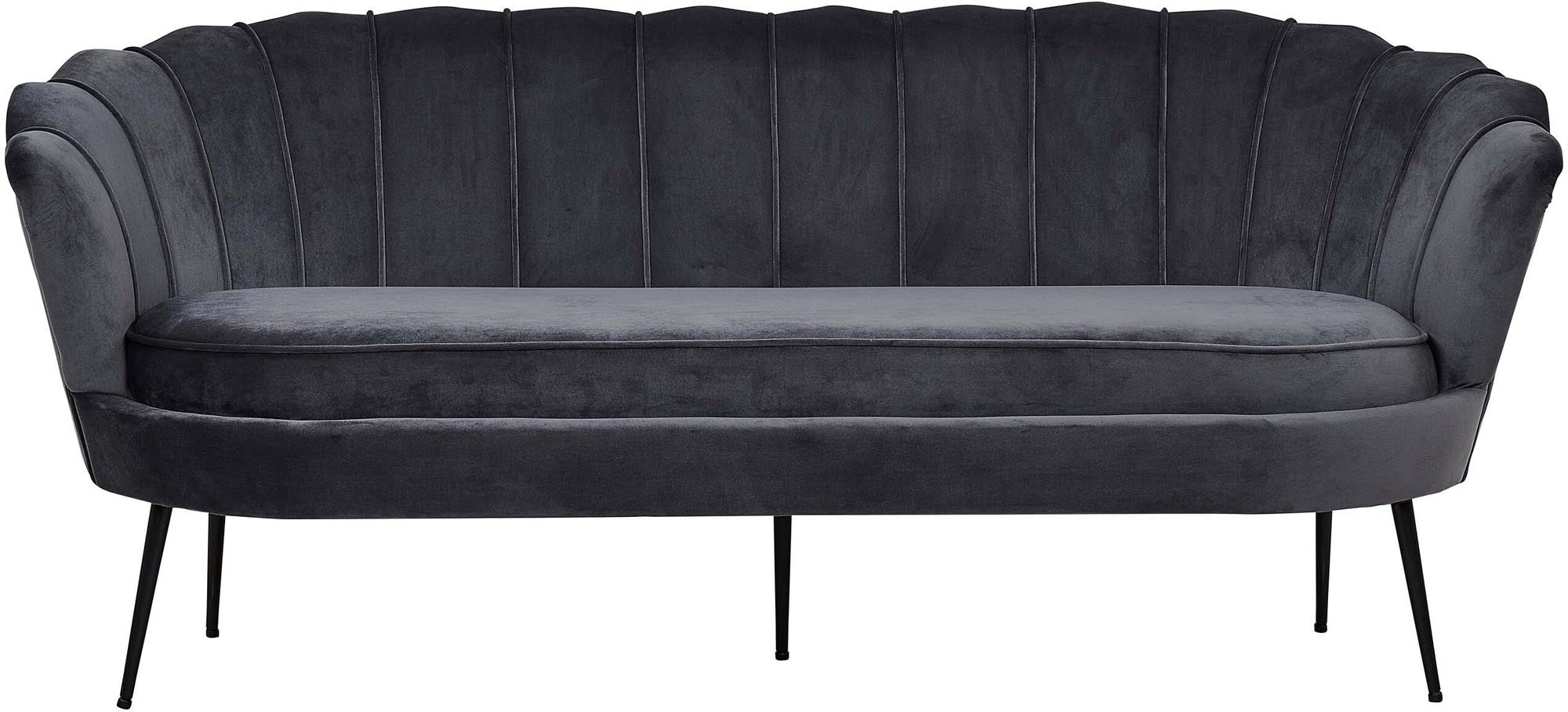 Calais Sofa in Dunkelgrau präsentiert im Onlineshop von KAQTU Design AG. 3er Sofa ist von Venture Home