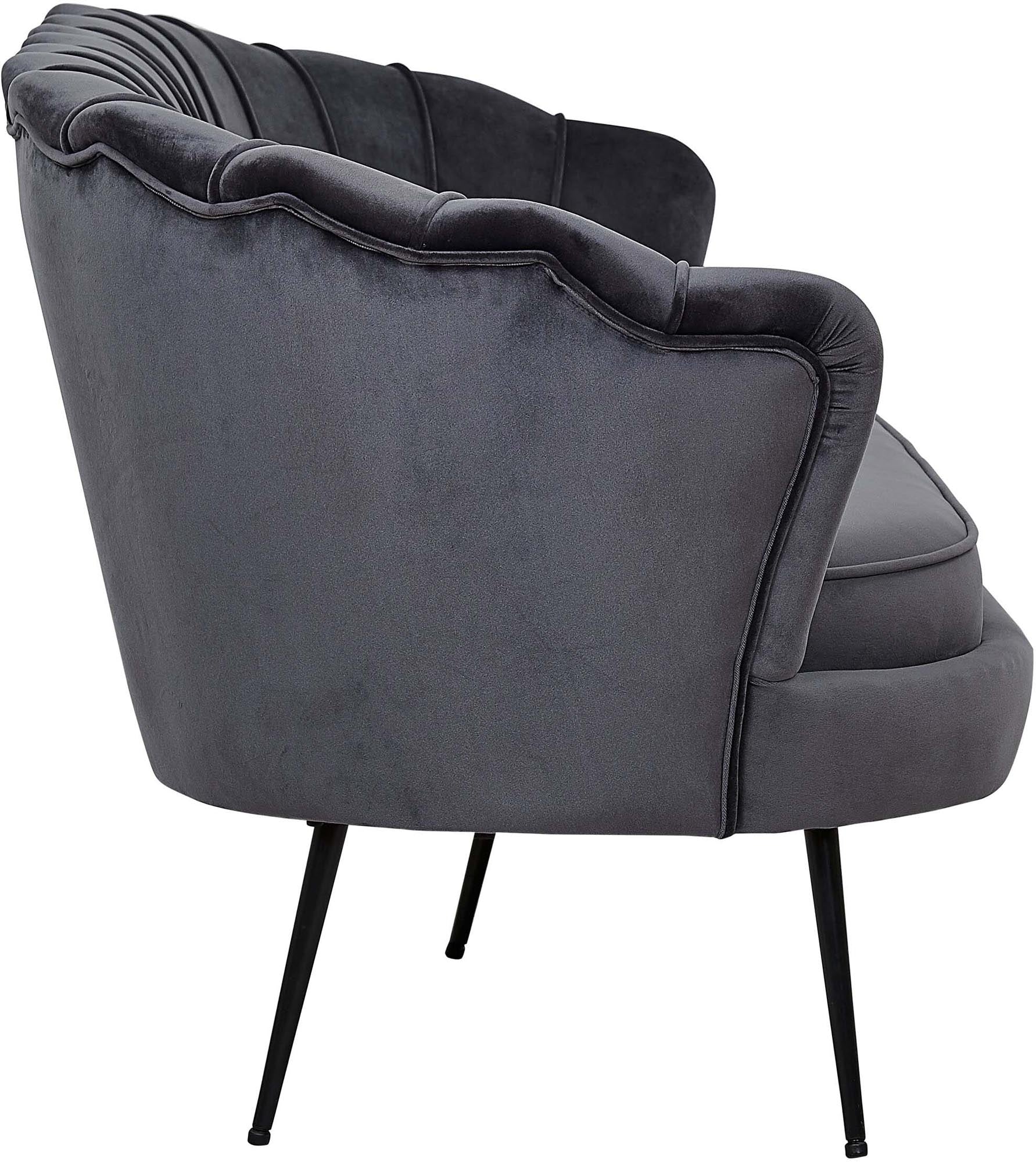 Calais Sofa in Dunkelgrau präsentiert im Onlineshop von KAQTU Design AG. 3er Sofa ist von Venture Home