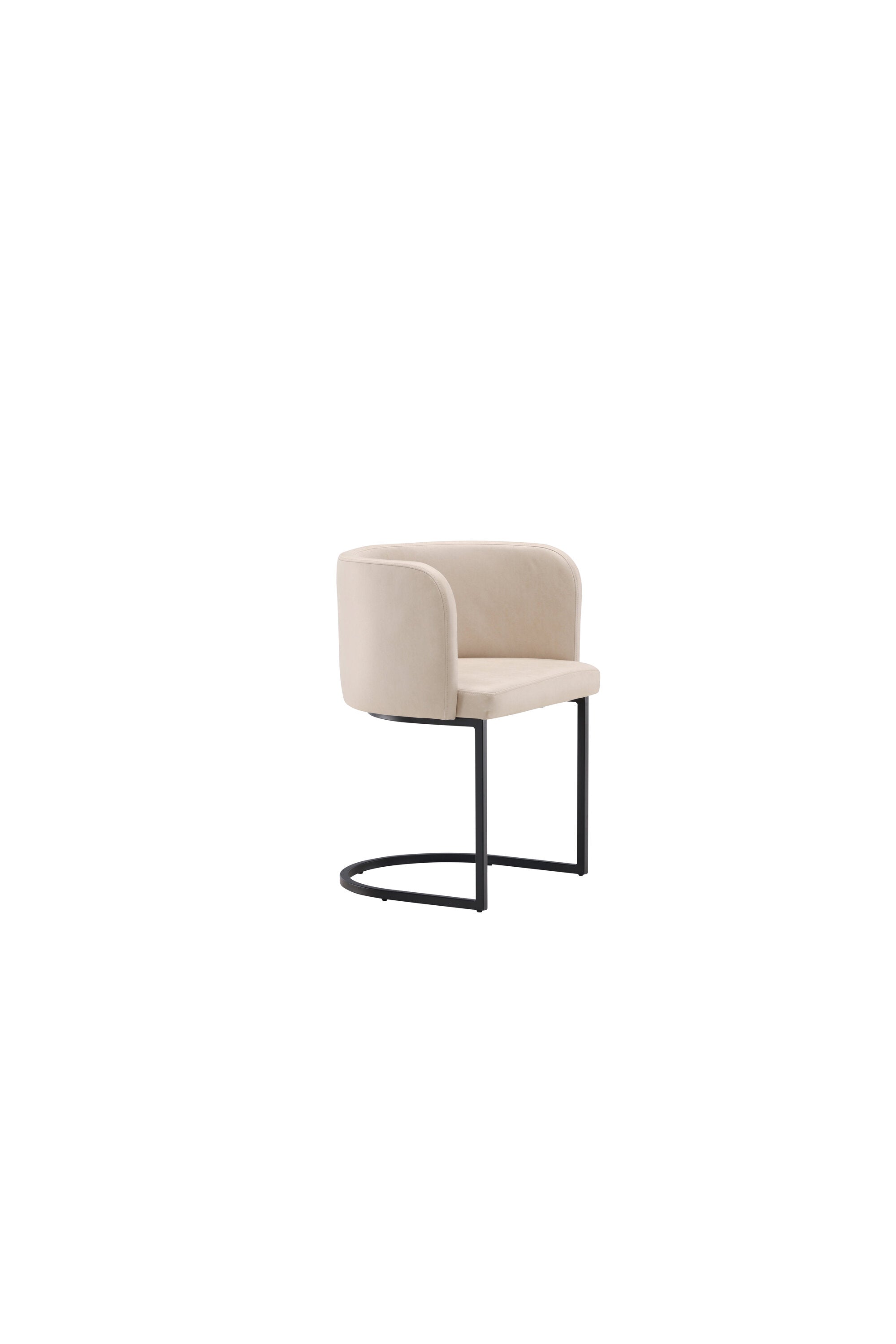 Simrishamn Stuhl in Beige präsentiert im Onlineshop von KAQTU Design AG. Schalenstuhl mit Armlehne ist von Furniture Fashion