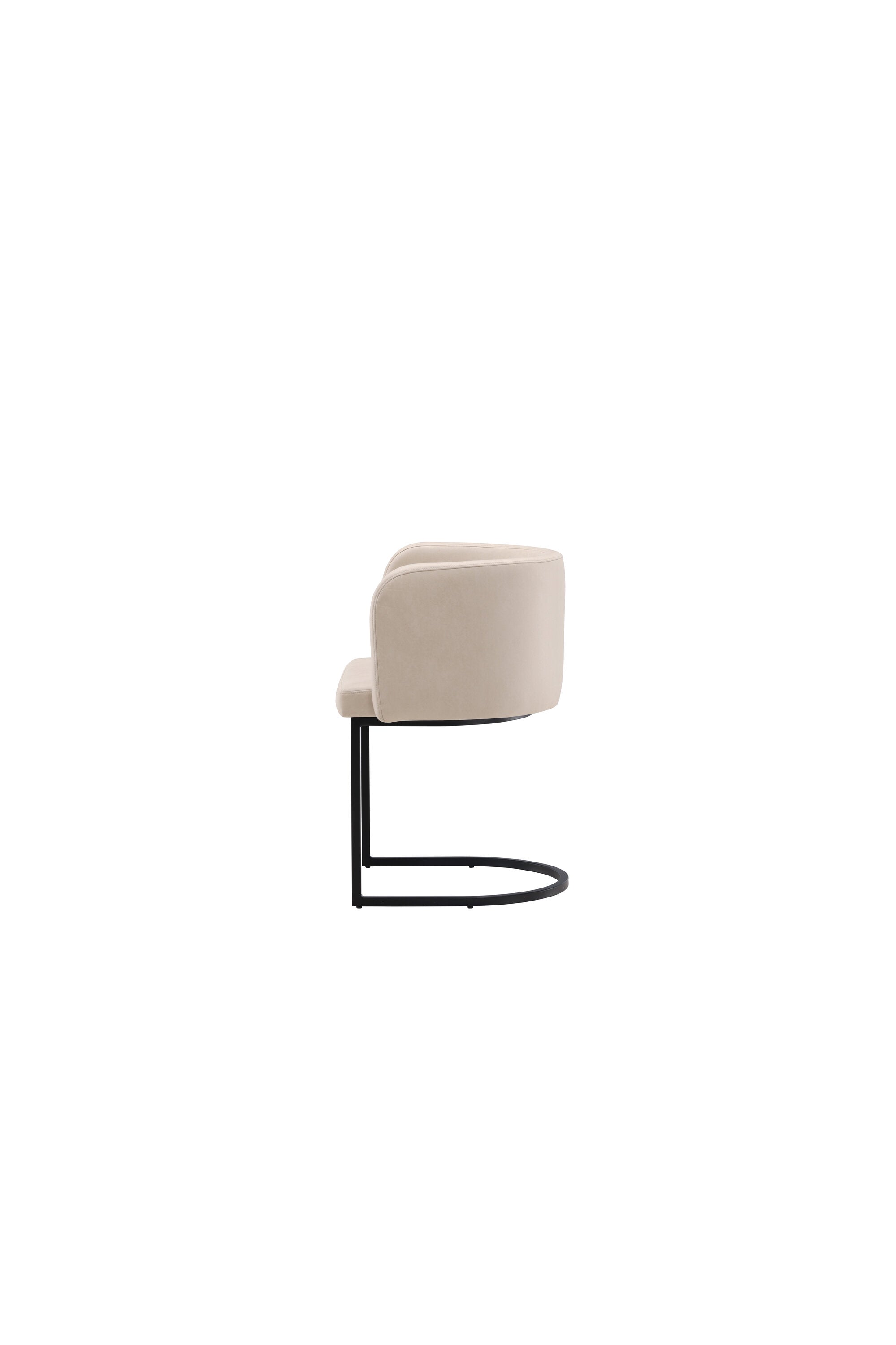 Simrishamn Stuhl in Beige präsentiert im Onlineshop von KAQTU Design AG. Schalenstuhl mit Armlehne ist von Furniture Fashion