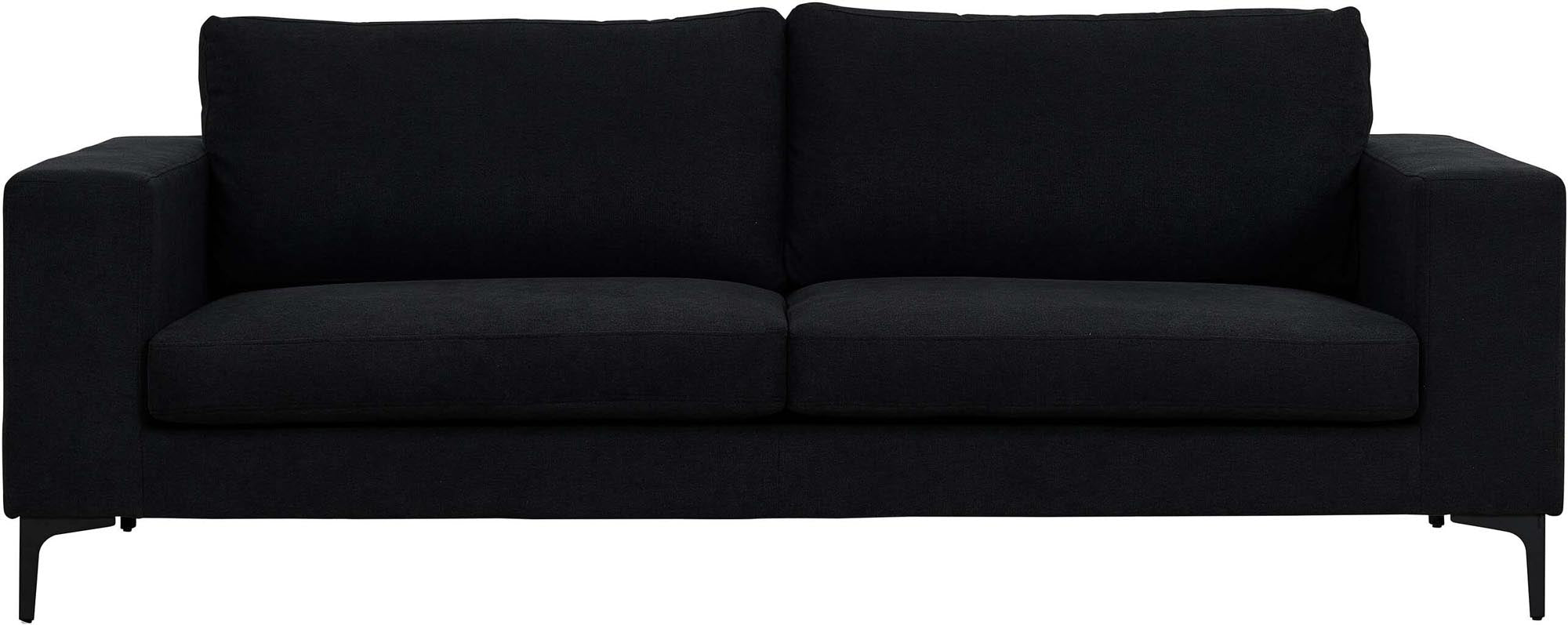 Bolero Sofa in Schwarz präsentiert im Onlineshop von KAQTU Design AG. 3er Sofa ist von Venture Home