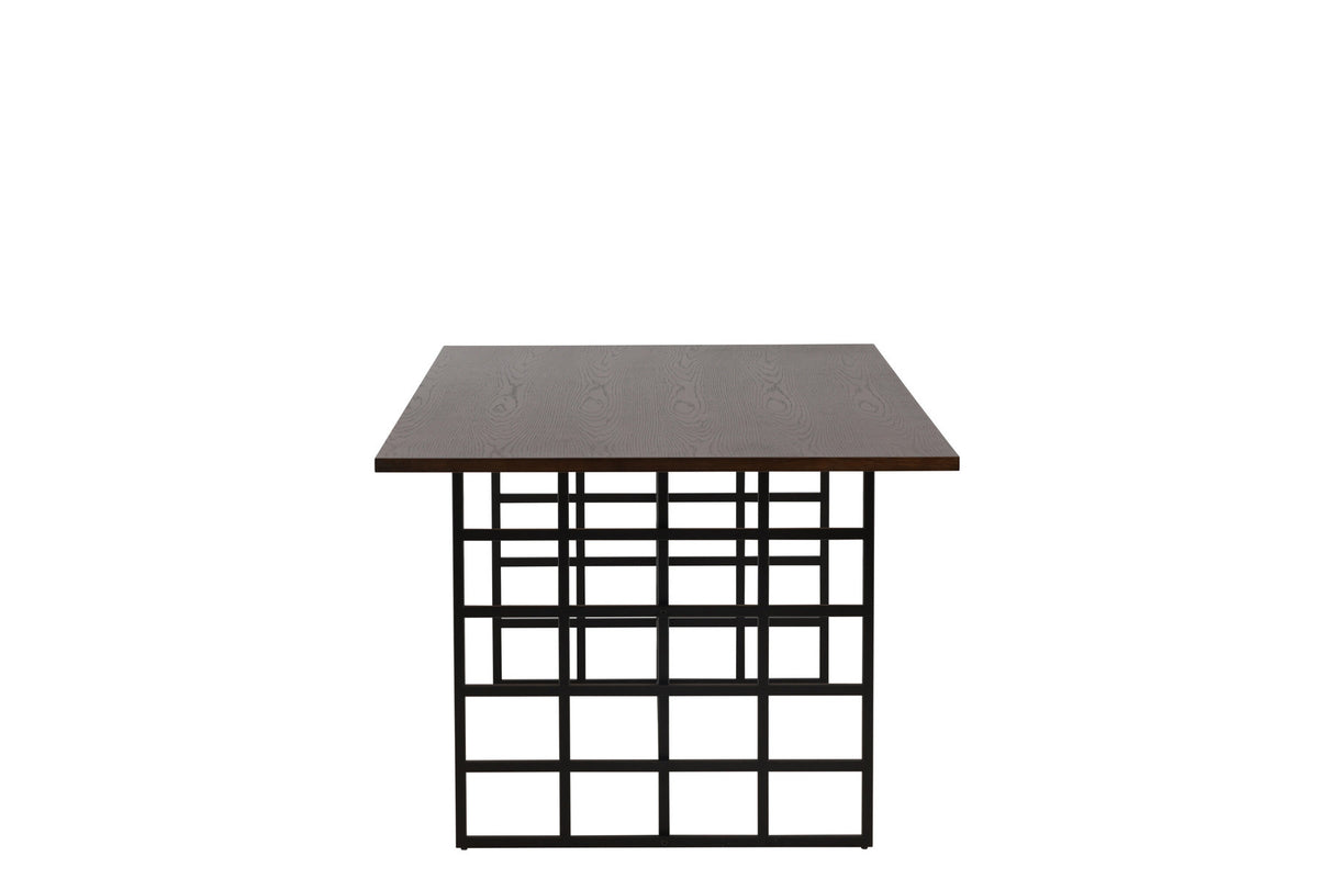 Ystad Tisch in Mokka präsentiert im Onlineshop von KAQTU Design AG. Esstisch ist von Furniture Fashion