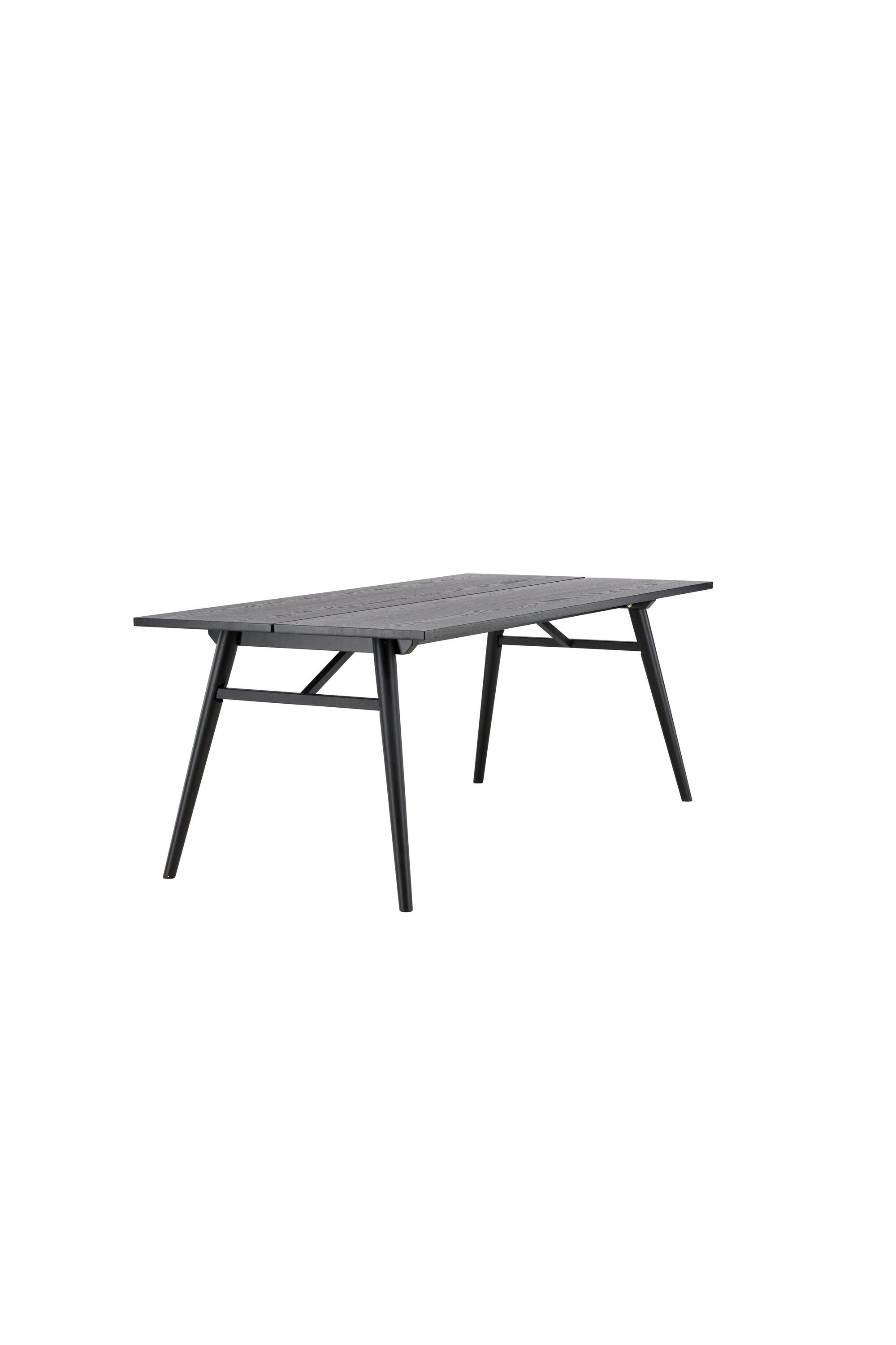 Sleek ausziehbarer Tisch in Schwarz präsentiert im Onlineshop von KAQTU Design AG. Esstisch ist von Venture Home
