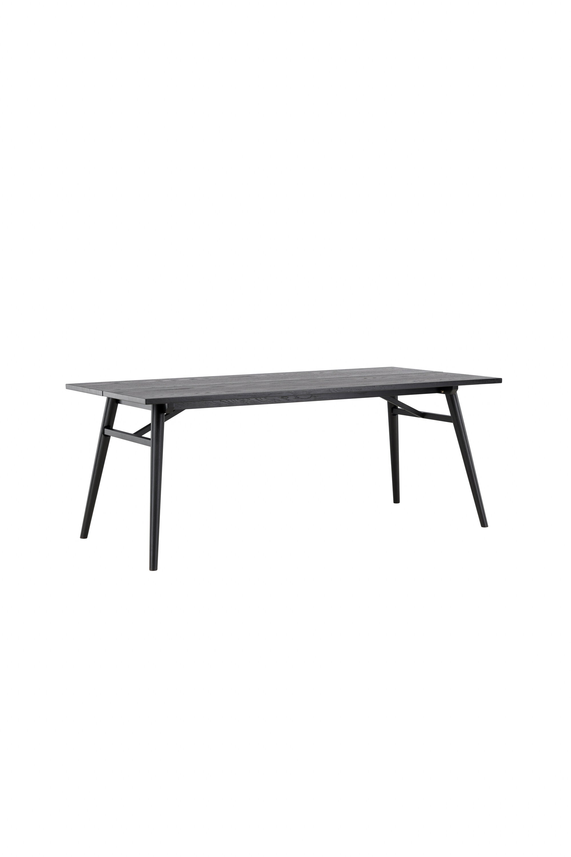 Sleek ausziehbarer Tisch in Schwarz präsentiert im Onlineshop von KAQTU Design AG. Esstisch ist von Venture Home