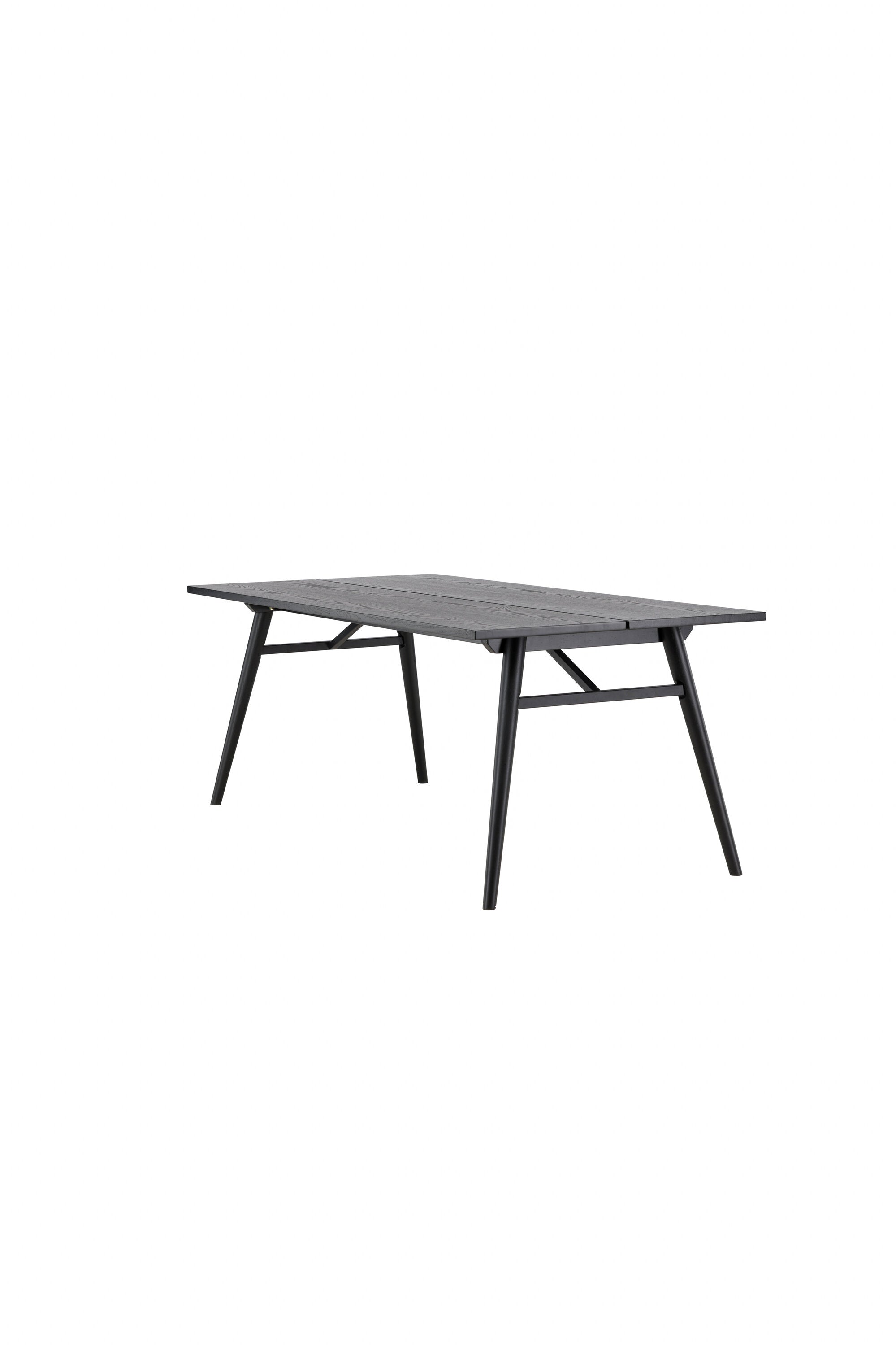 Sleek ausziehbarer Tisch in Schwarz präsentiert im Onlineshop von KAQTU Design AG. Esstisch ist von Venture Home