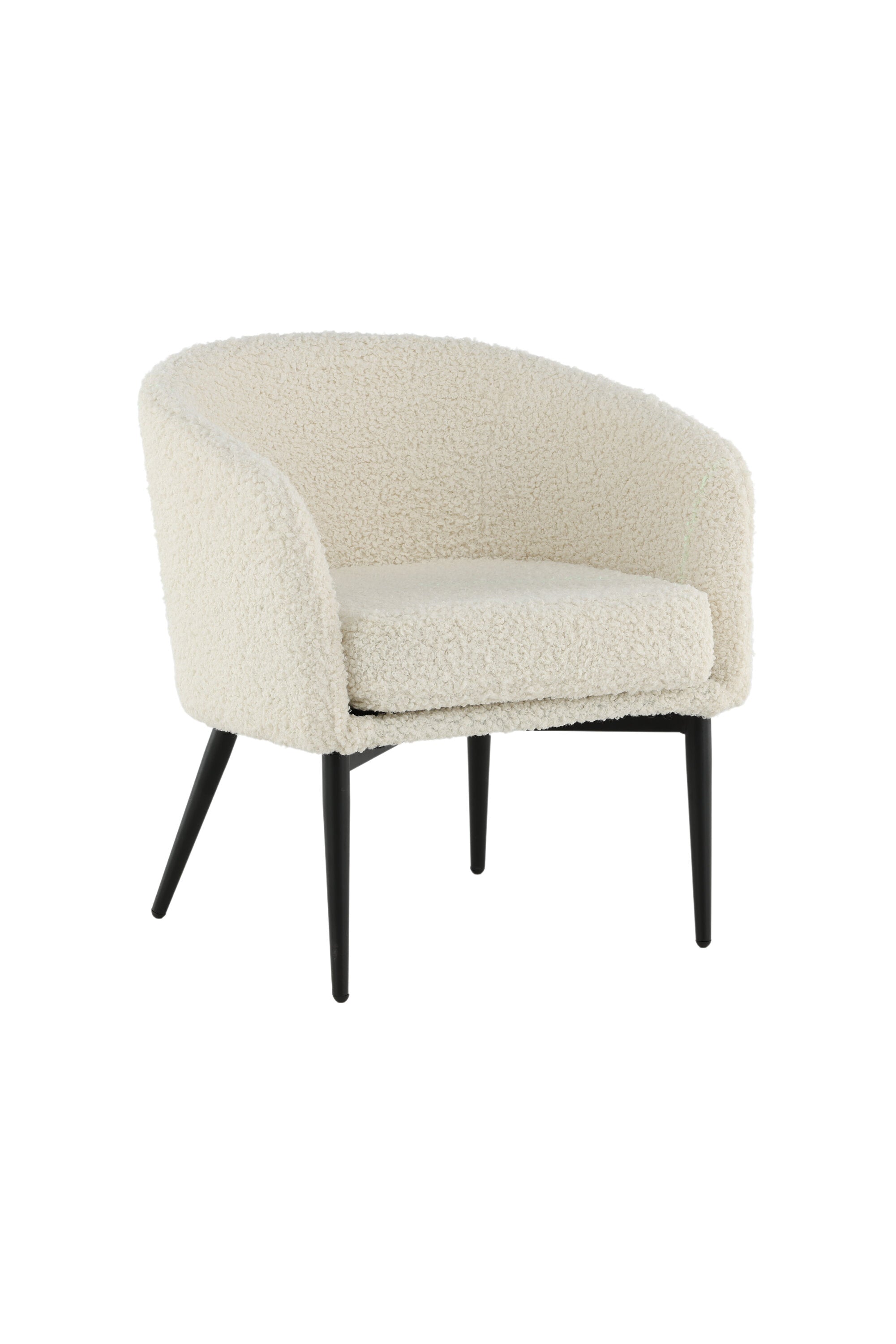Fluffy Sessel in Weiss präsentiert im Onlineshop von KAQTU Design AG. Sessel mit Armlehnen ist von Venture Home