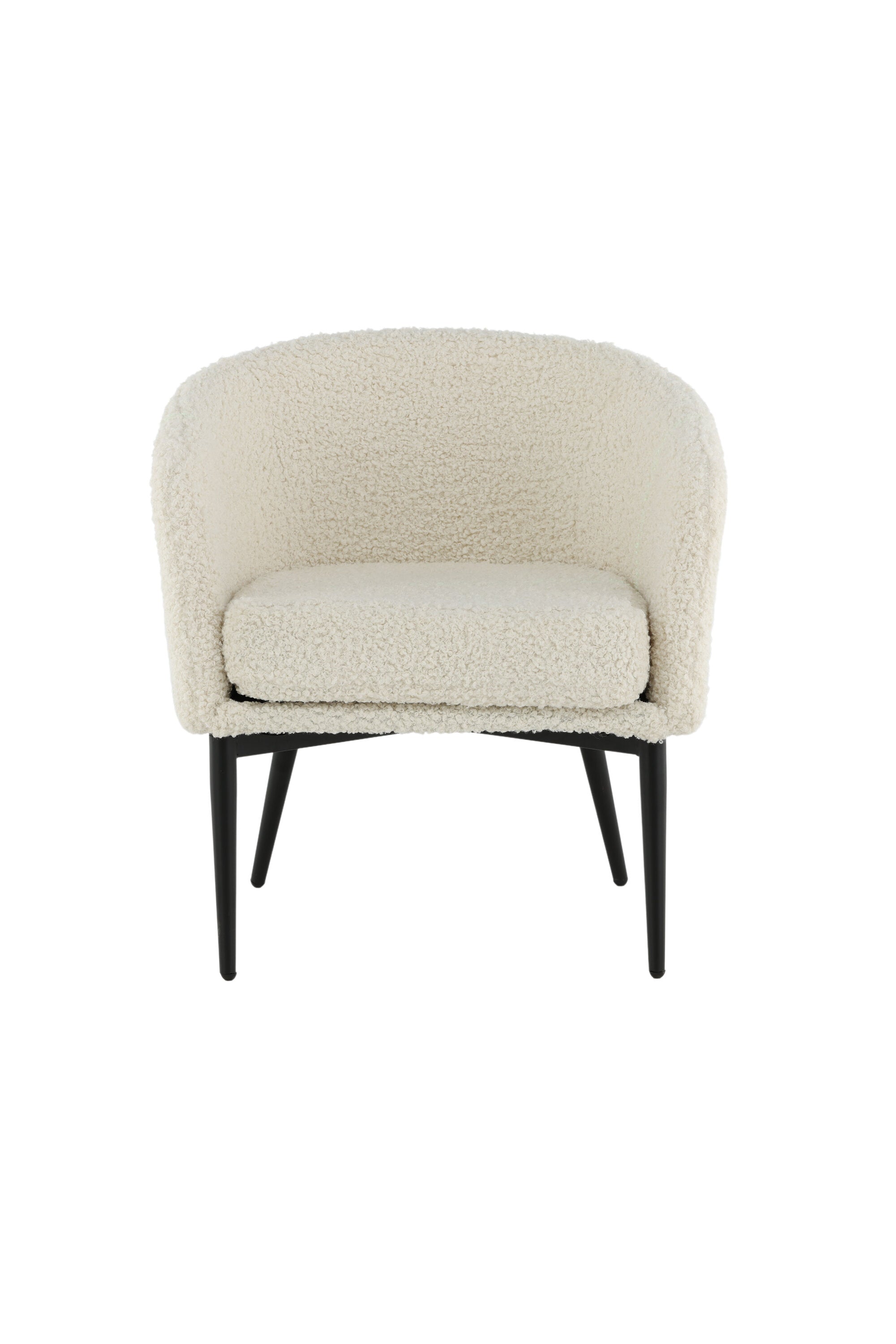 Fluffy Sessel in Weiss präsentiert im Onlineshop von KAQTU Design AG. Sessel mit Armlehnen ist von Venture Home