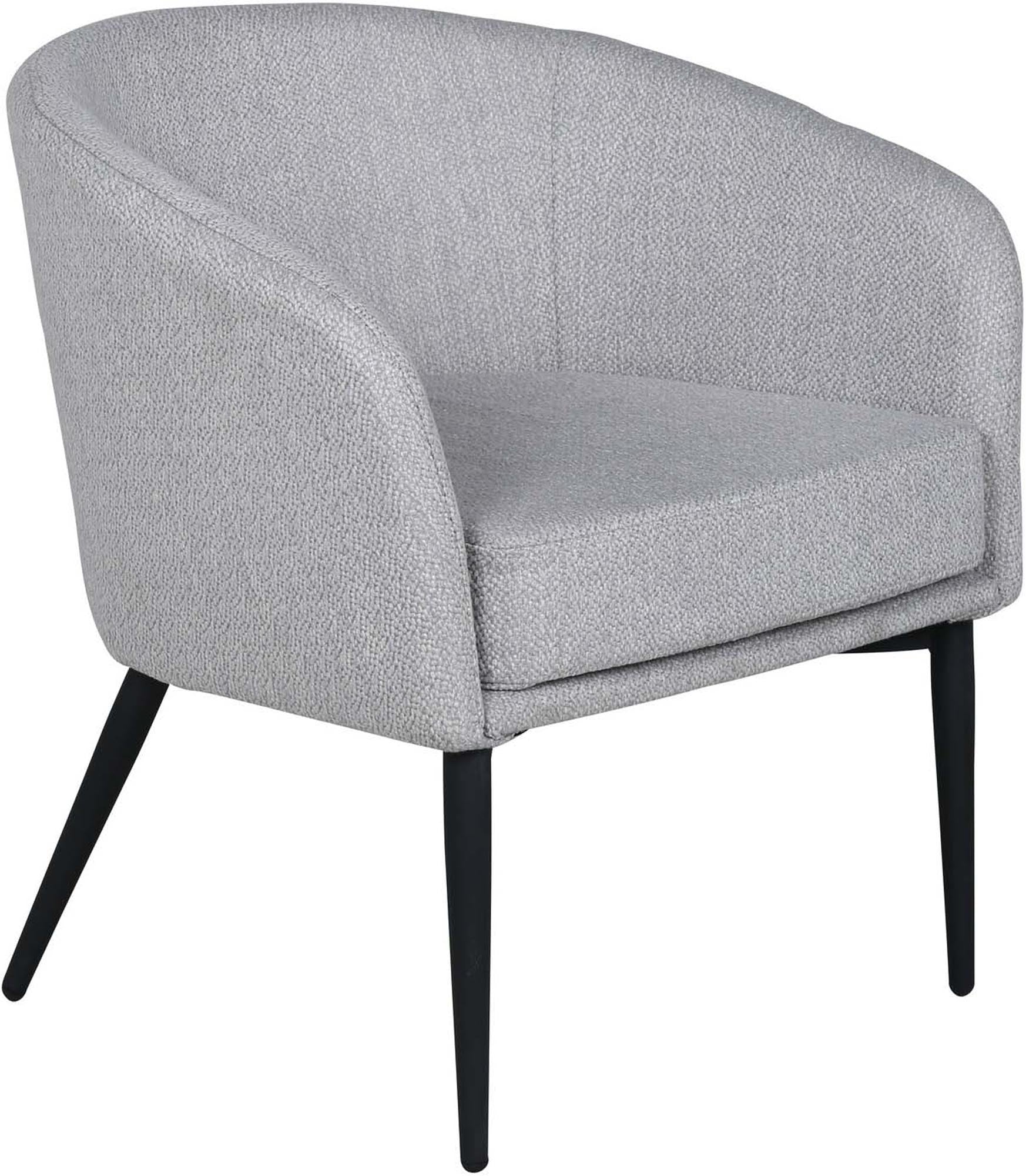 Entdecken Sie das Fluffy Single Sofa von Venture Home – ein eleganter Sessel in Schwarz, der Gemütlichkeit und modernen Stil vereint.