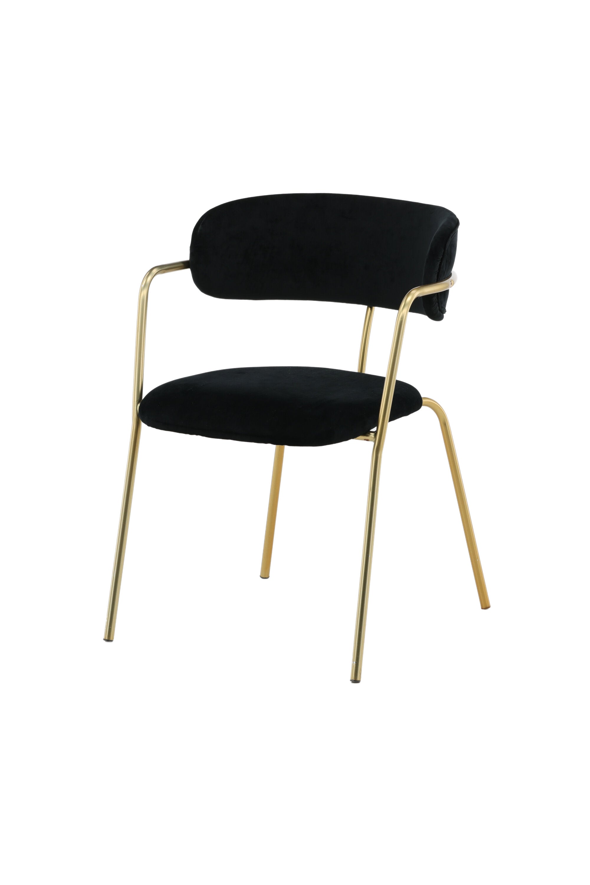 Arrow Armlehnstuhl in Schwarz/Gold präsentiert im Onlineshop von KAQTU Design AG. Stuhl mit Armlehne ist von Venture Home