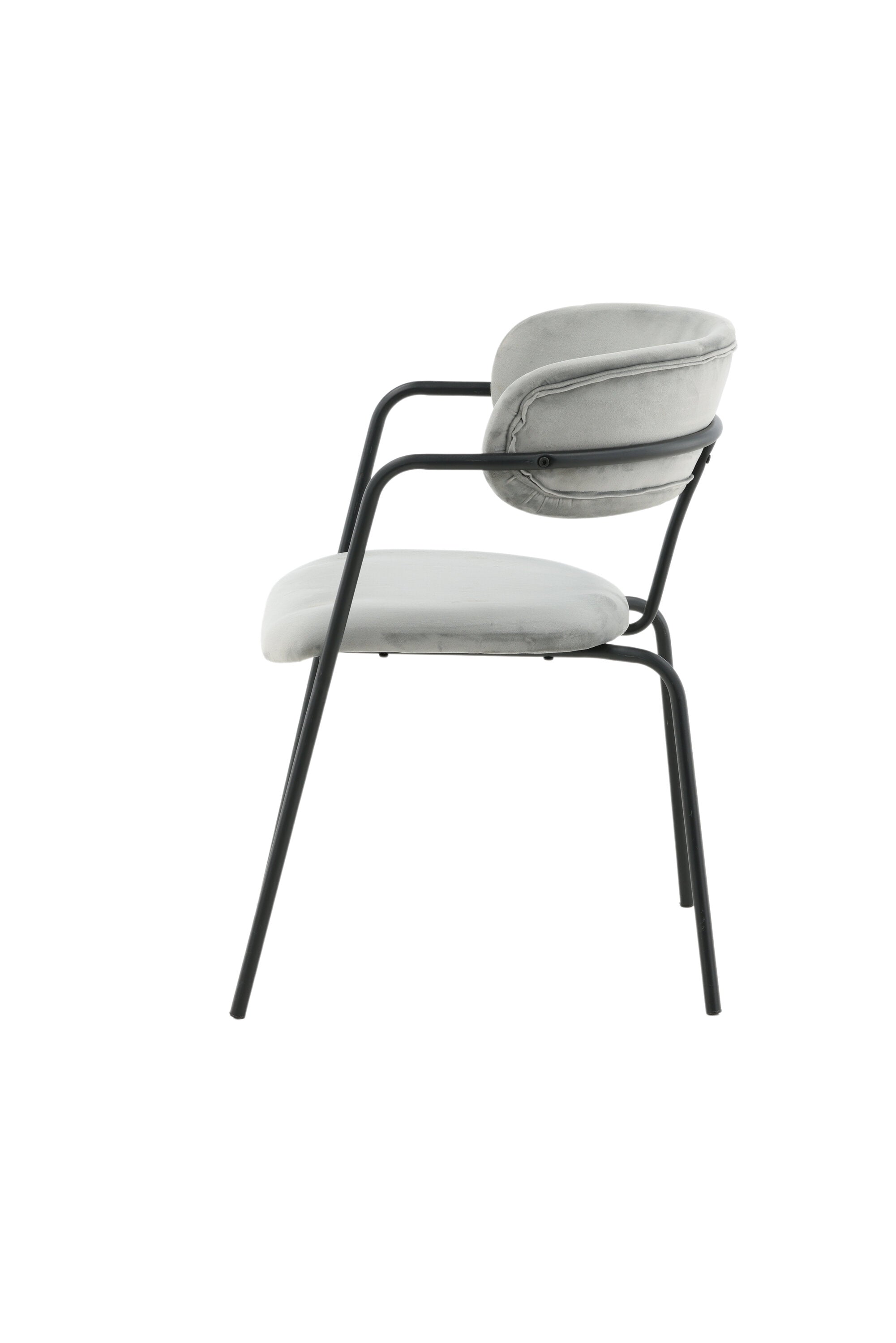 Arrow Armlehnstuhl in Grau/Gold präsentiert im Onlineshop von KAQTU Design AG. Stuhl mit Armlehne ist von Venture Home