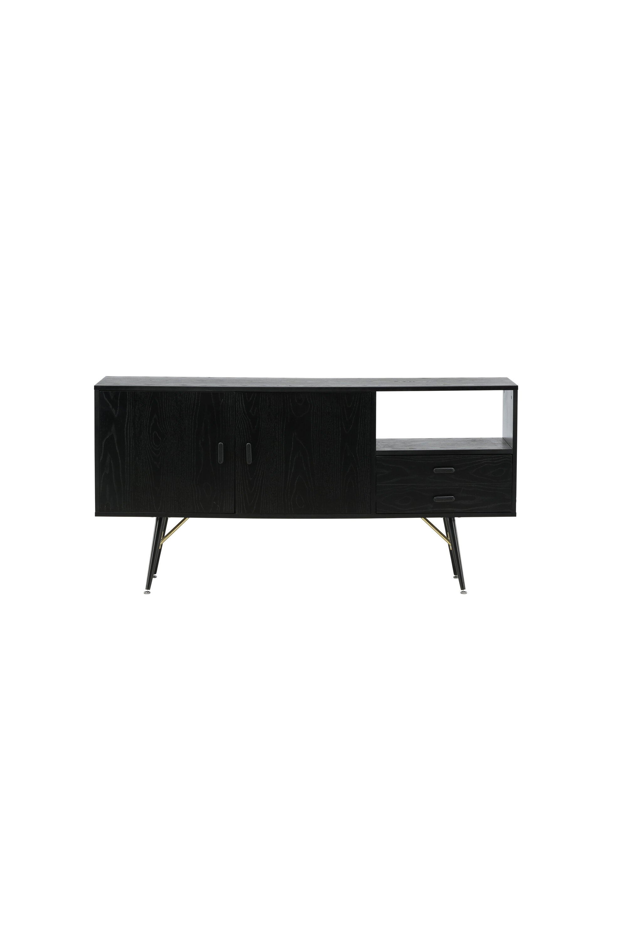 Gold Kommode in Schwarz präsentiert im Onlineshop von KAQTU Design AG. Regal Zubehör ist von Venture Home