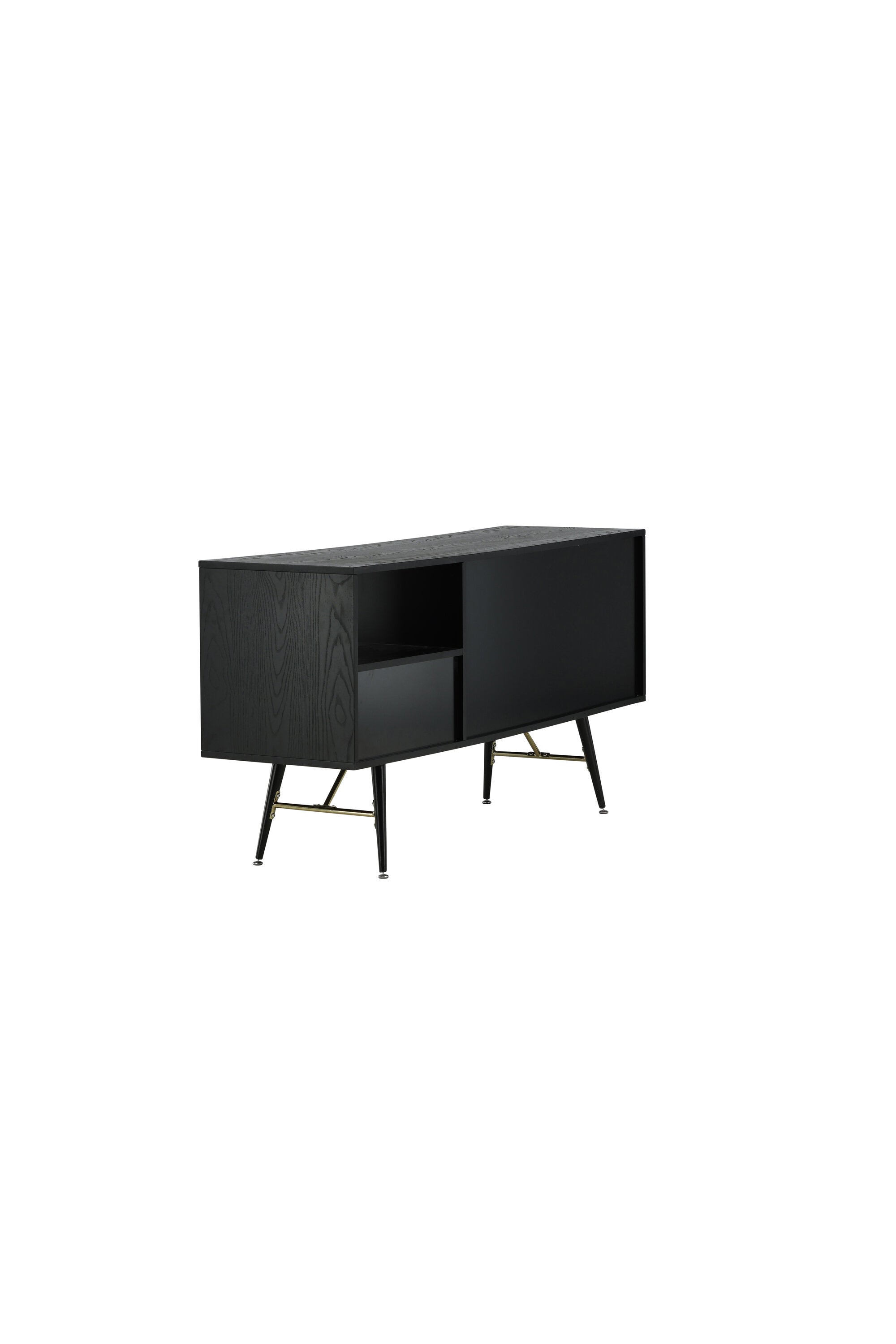 Gold Kommode in Schwarz präsentiert im Onlineshop von KAQTU Design AG. Regal Zubehör ist von Venture Home