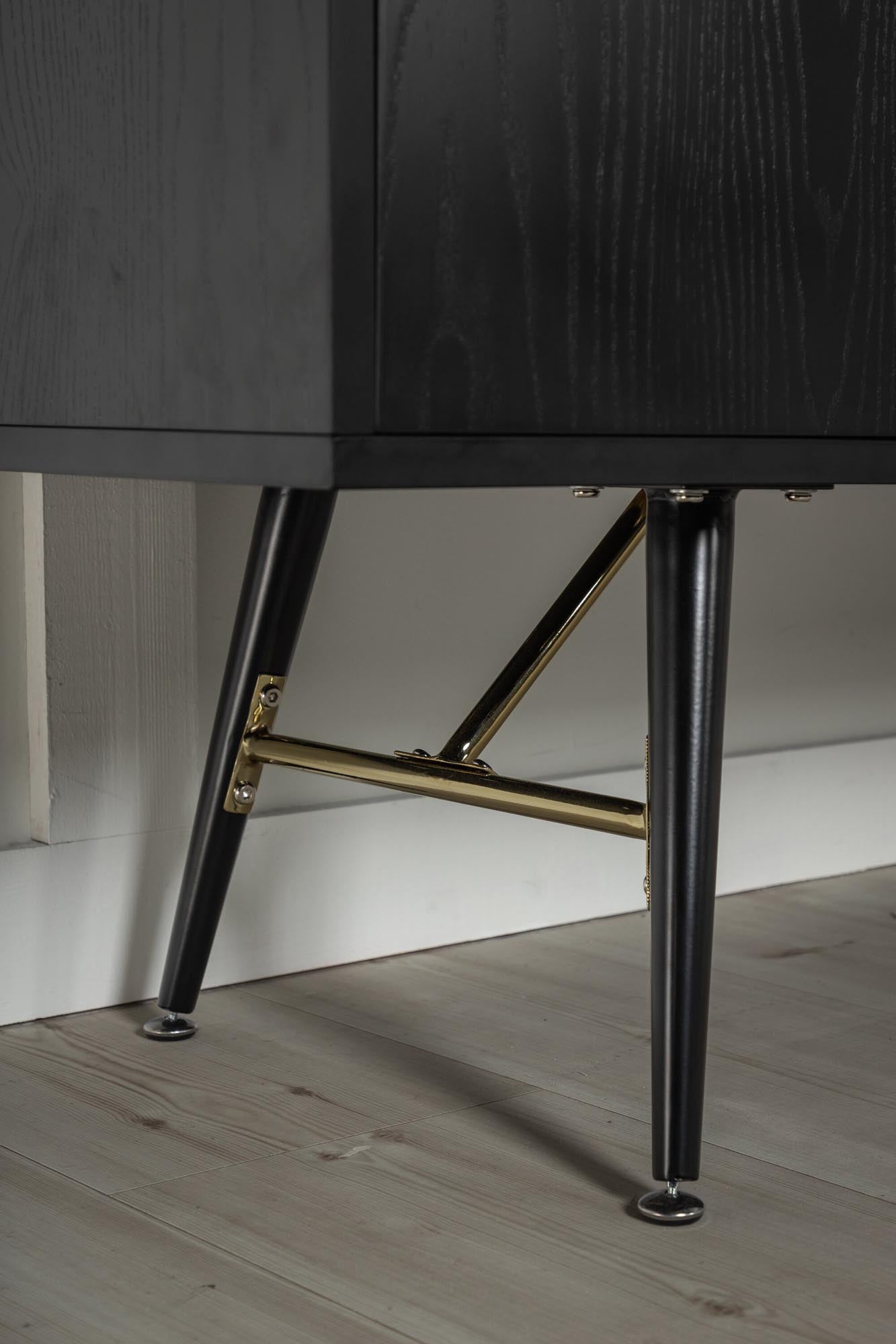 Elegante Gold Kommode von Venture Home: Hochwertige Materialien und modernes Design für stilvolle Aufbewahrung in jedem Raum.