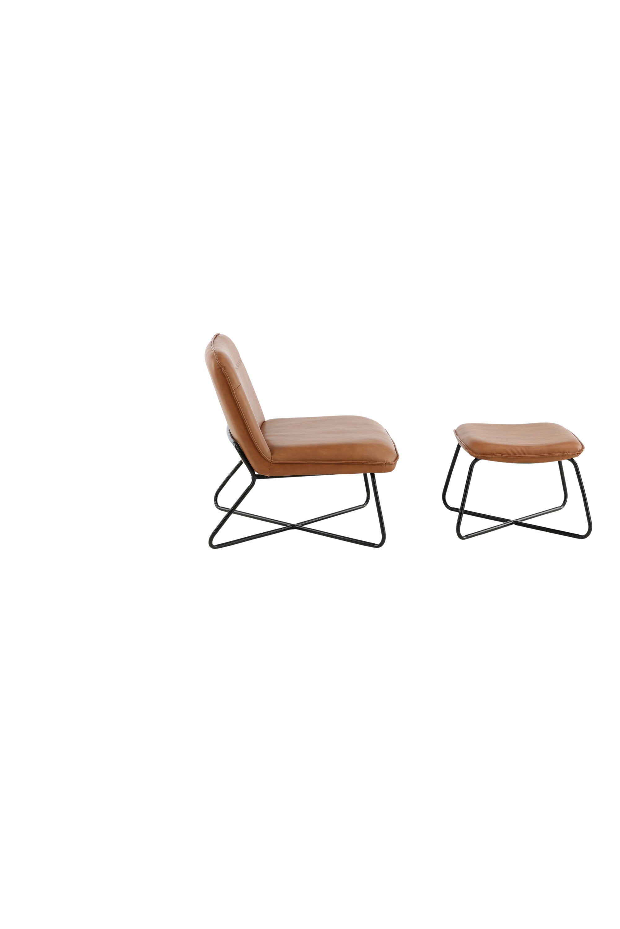 X-Lounge Stuhl in Braun präsentiert im Onlineshop von KAQTU Design AG. Sessel ist von Venture Home