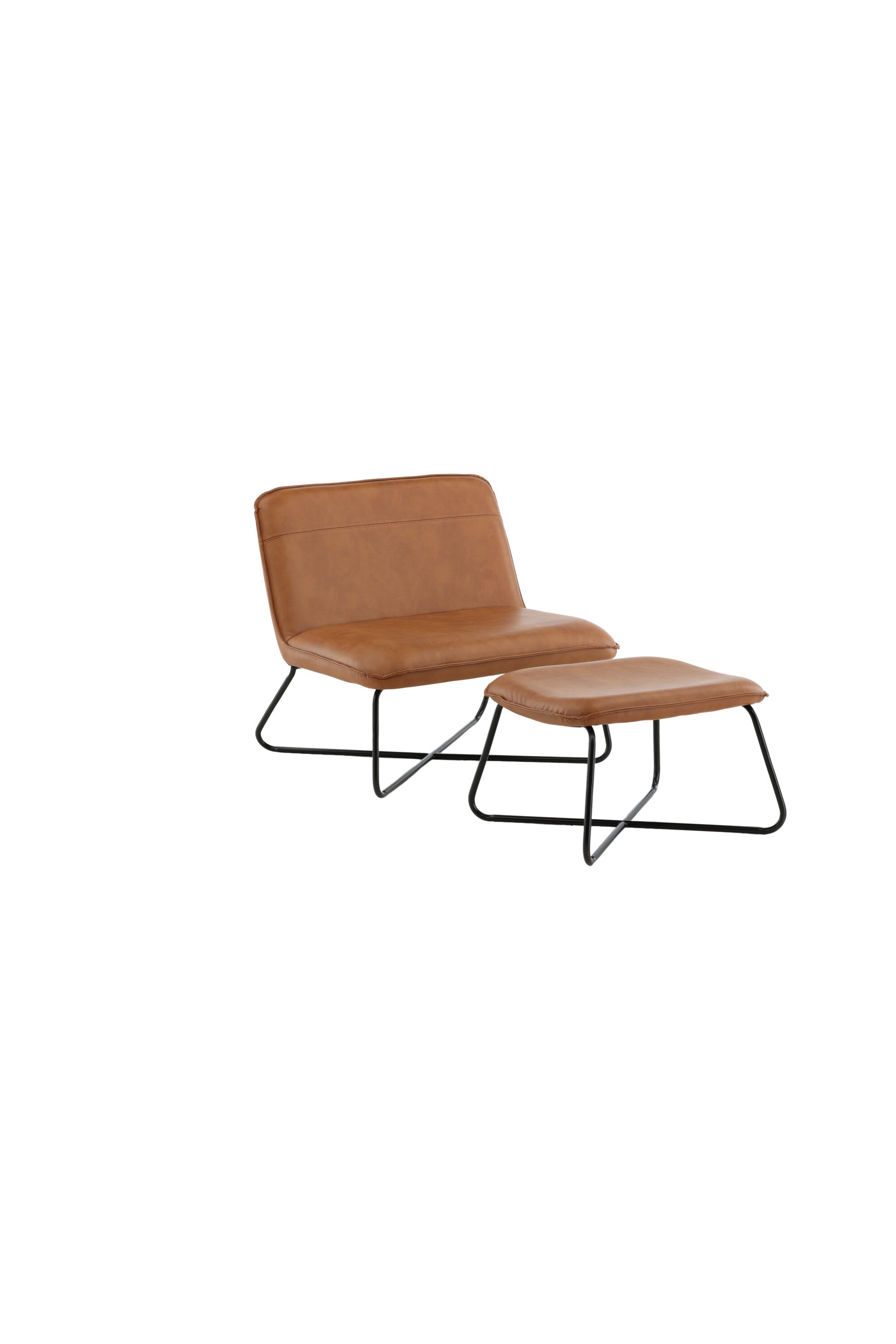 X-Lounge Stuhl in Braun präsentiert im Onlineshop von KAQTU Design AG. Sessel ist von Venture Home