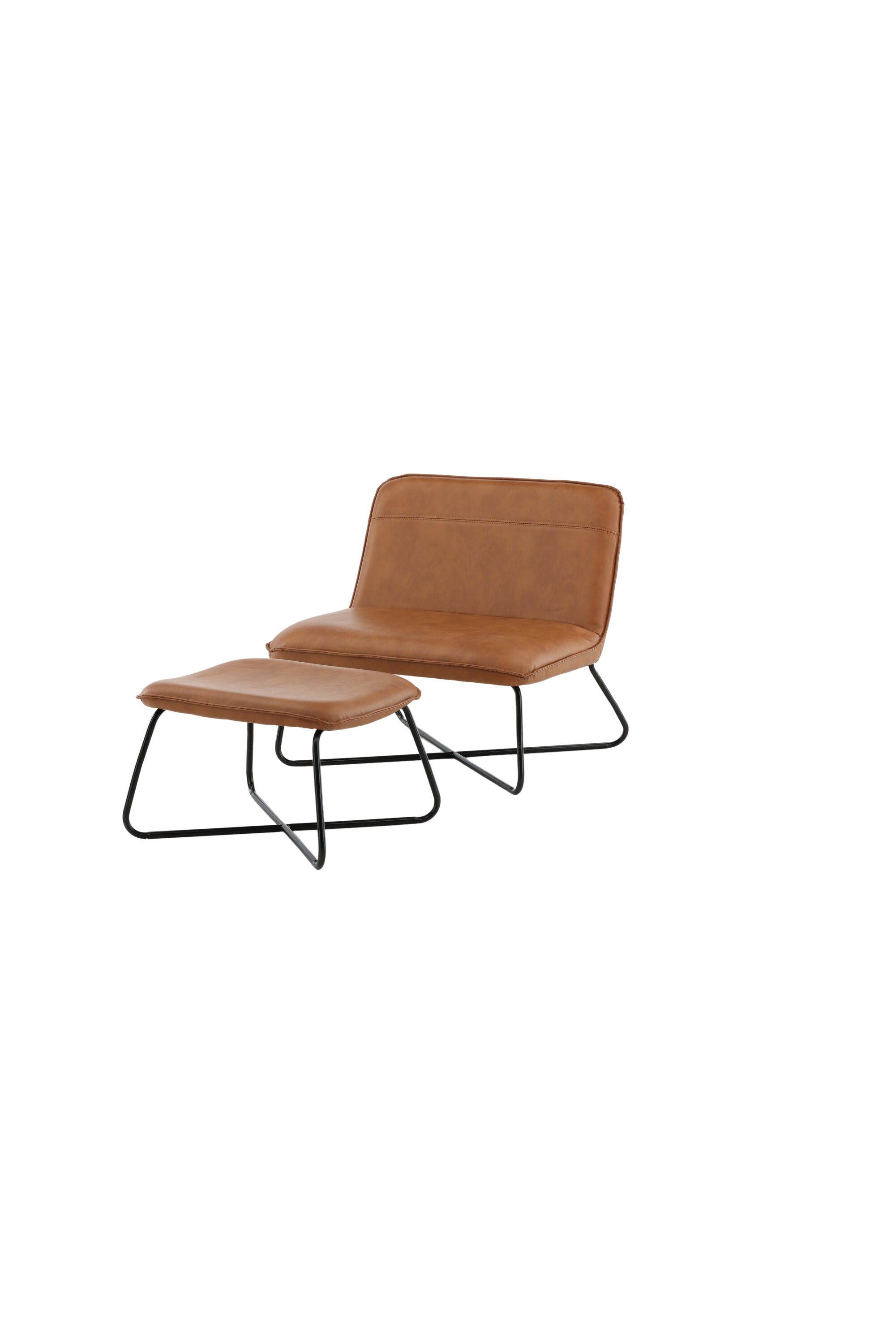 X-Lounge Stuhl in Braun präsentiert im Onlineshop von KAQTU Design AG. Sessel ist von Venture Home
