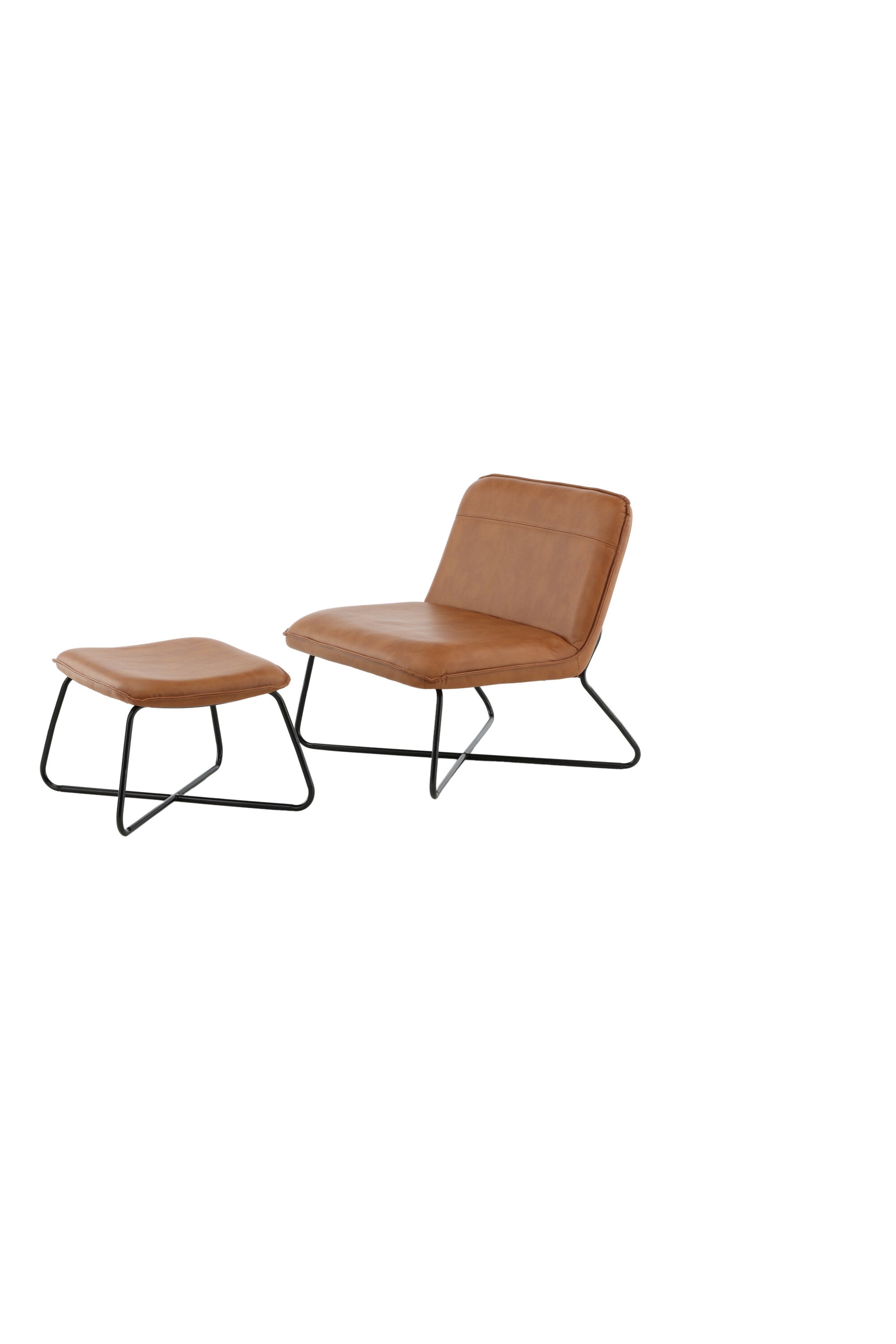 X-Lounge Stuhl in Braun präsentiert im Onlineshop von KAQTU Design AG. Sessel ist von Venture Home