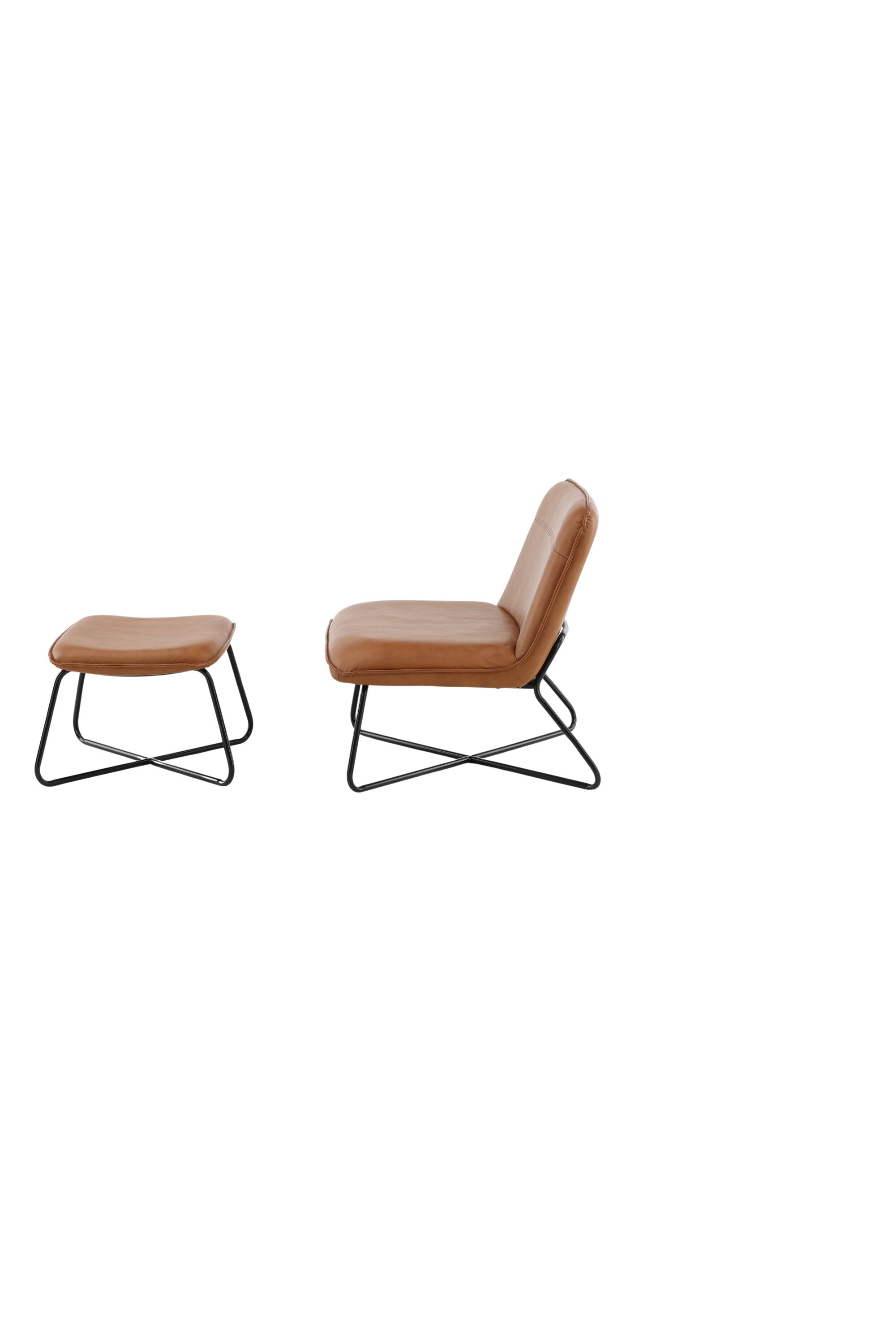 X-Lounge Stuhl in Braun präsentiert im Onlineshop von KAQTU Design AG. Sessel ist von Venture Home
