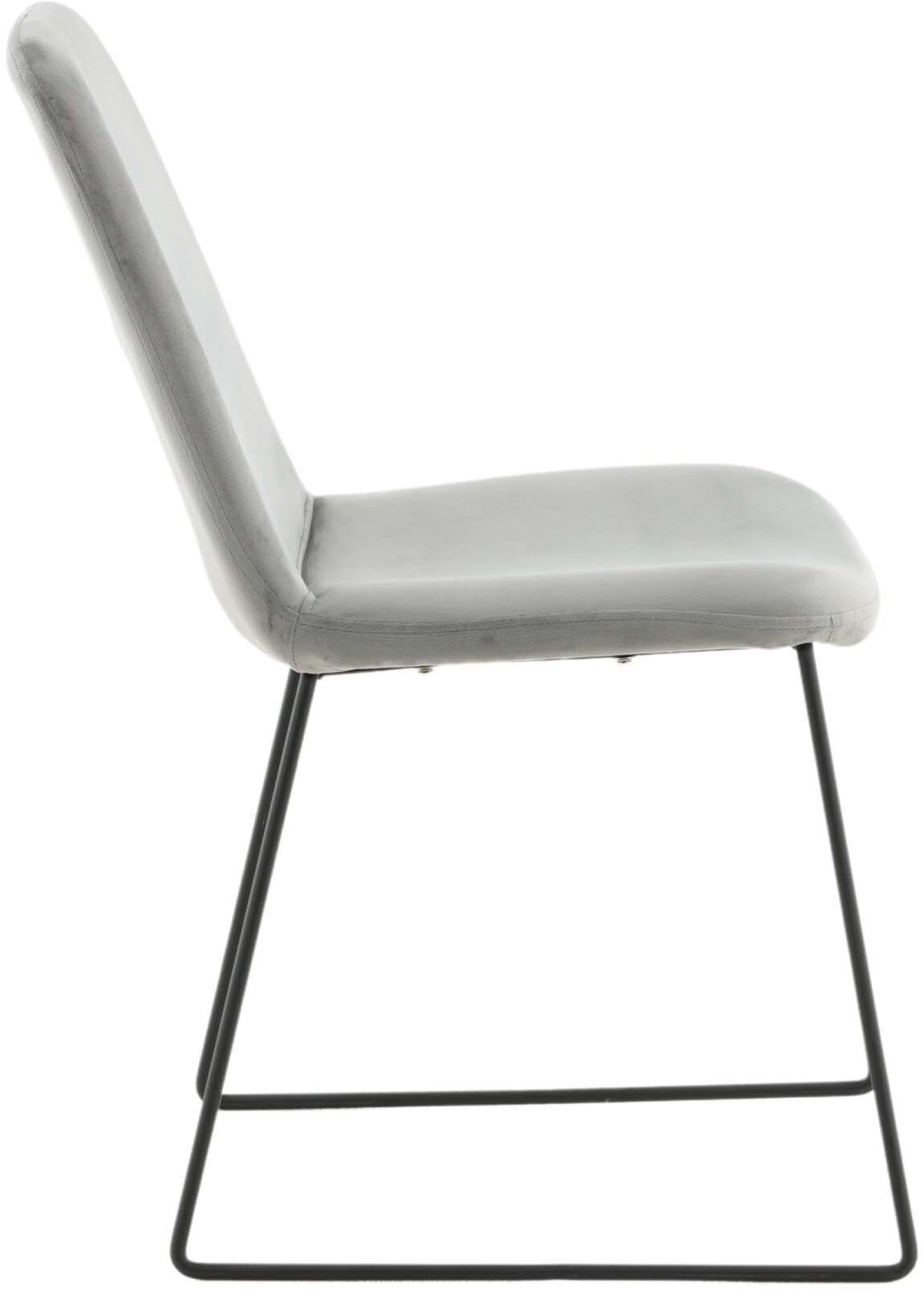 Muce Stuhl von Venture Home: Eleganter Gartenstuhl aus witterungsbeständigem Metall und weichem Polyester für entspannte Stunden im Freien.