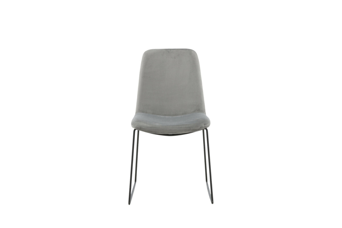 Muce Stuhl in Grau präsentiert im Onlineshop von KAQTU Design AG. Stuhl ist von Venture Home